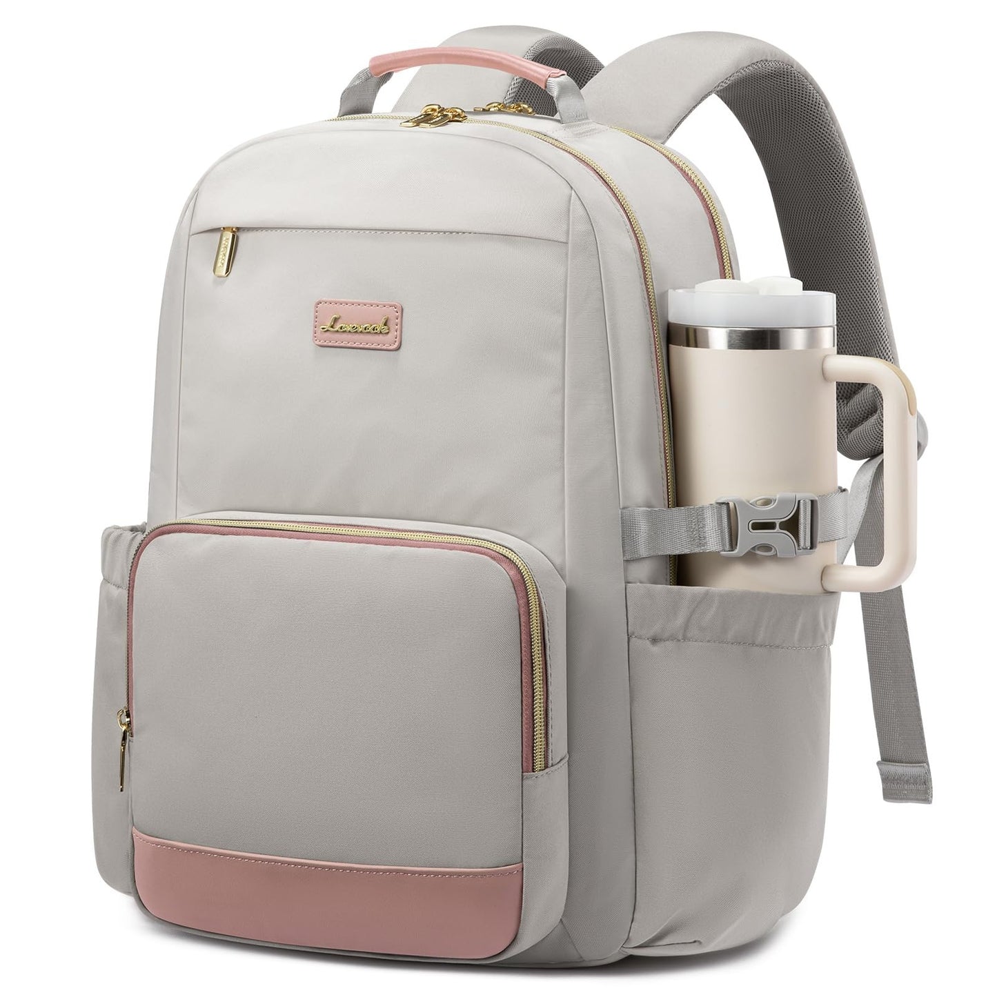 Stylish Waterproof Laptop Backpack for Women, 15.6" Large Capacity Travel Bag, G1