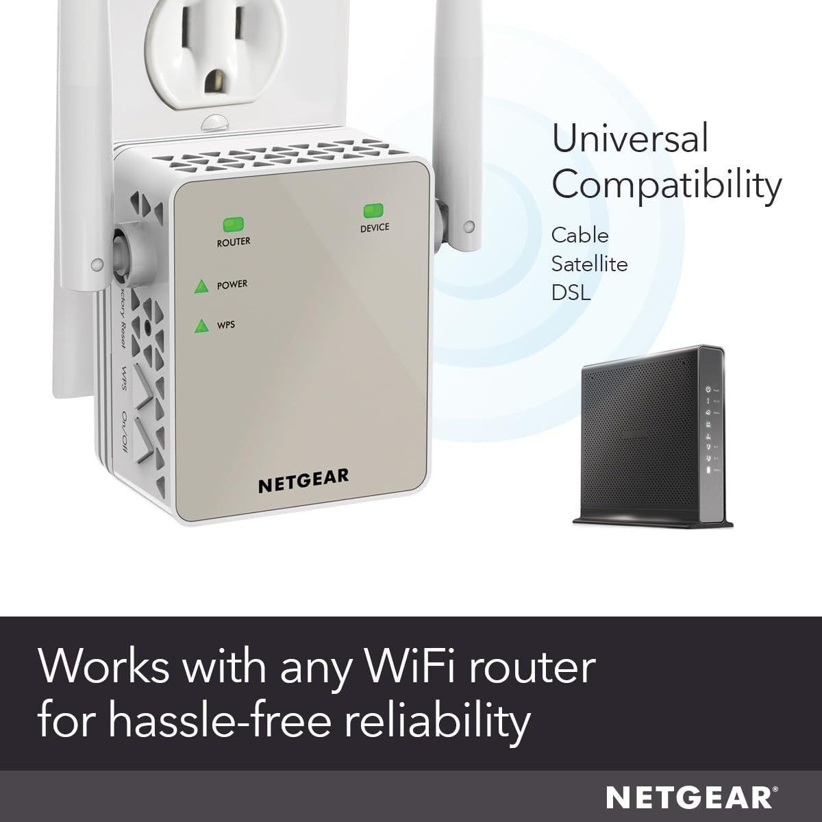 WiFi Range Extender AC1200 - Boost Coverage 1,500 sq. ft., 25 Devices, Dual Band4