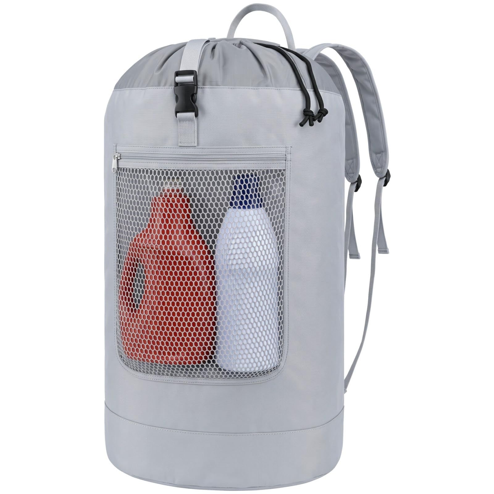 115L Laundry Backpack for College - Heavy-Duty, Wide Straps, Drawstring Closure,1