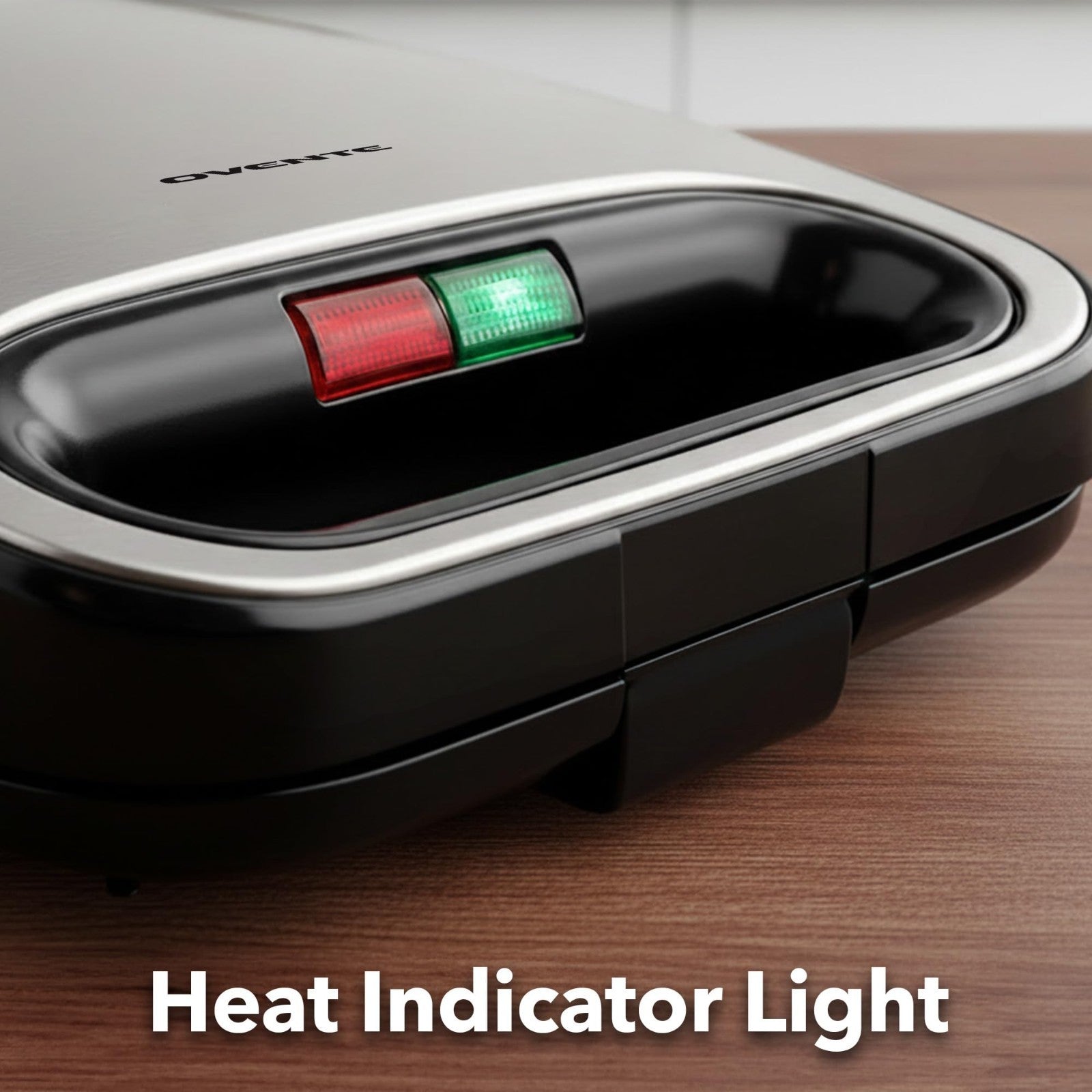 Electric Sandwich Maker - Non-Stick Plates, Cool Touch Handle, Easy Clean, Ideal6