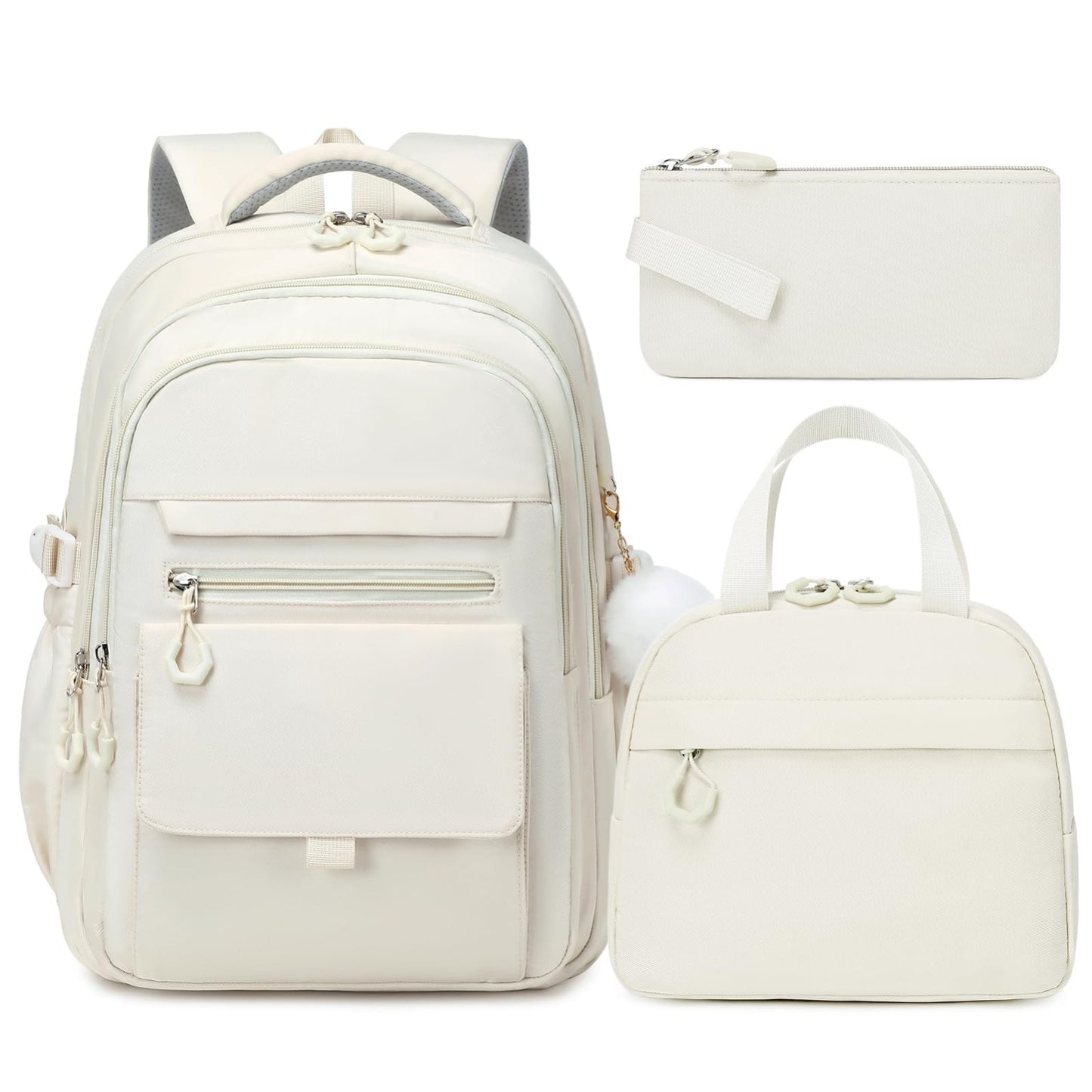 Girls Backpack Set with Lunch Box & Pencil Case   Stylish School Bag for Kids1