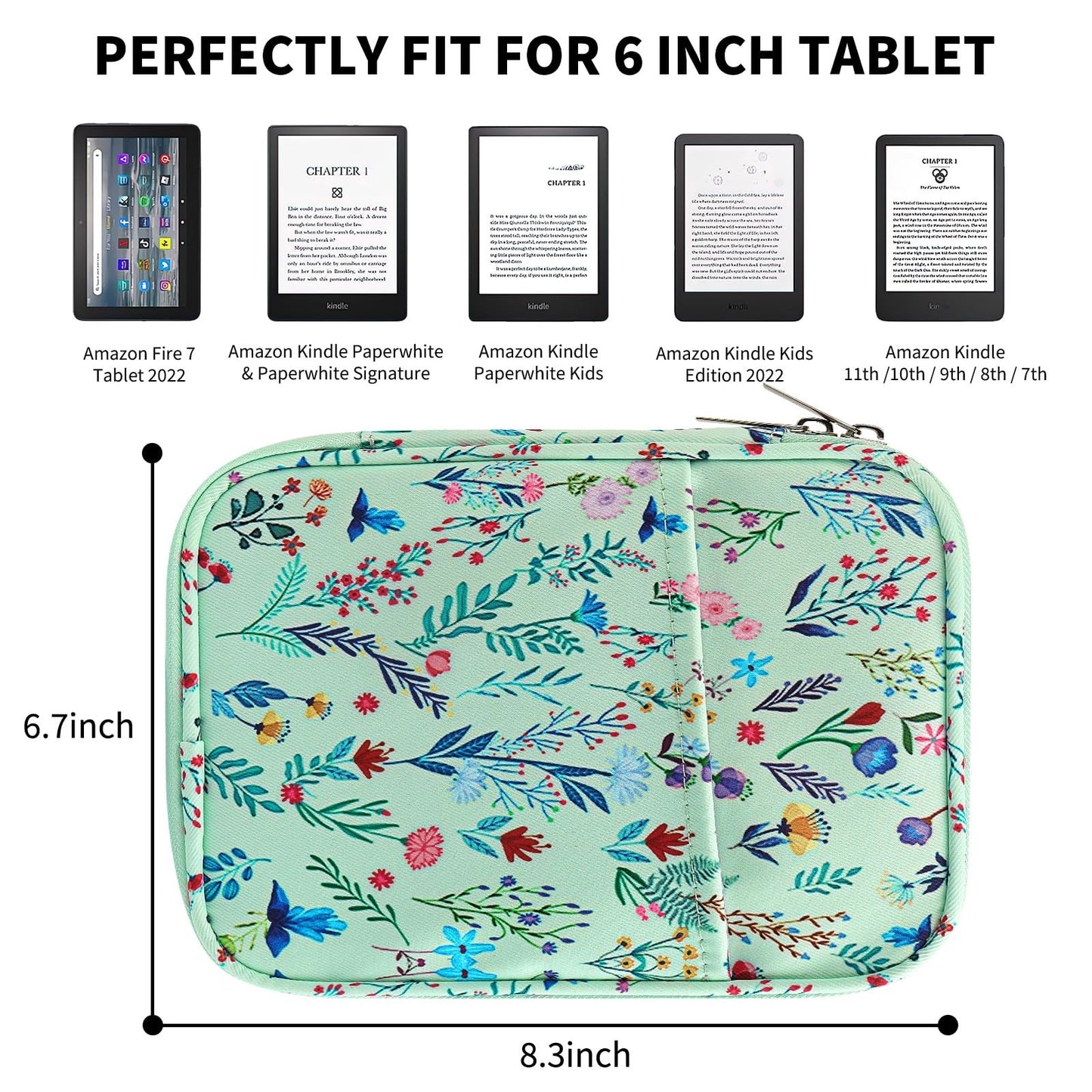 Universal Sleeve Bag for 6-7" E-Book Reader, Anti-Drop Protective Cover, Kindle2