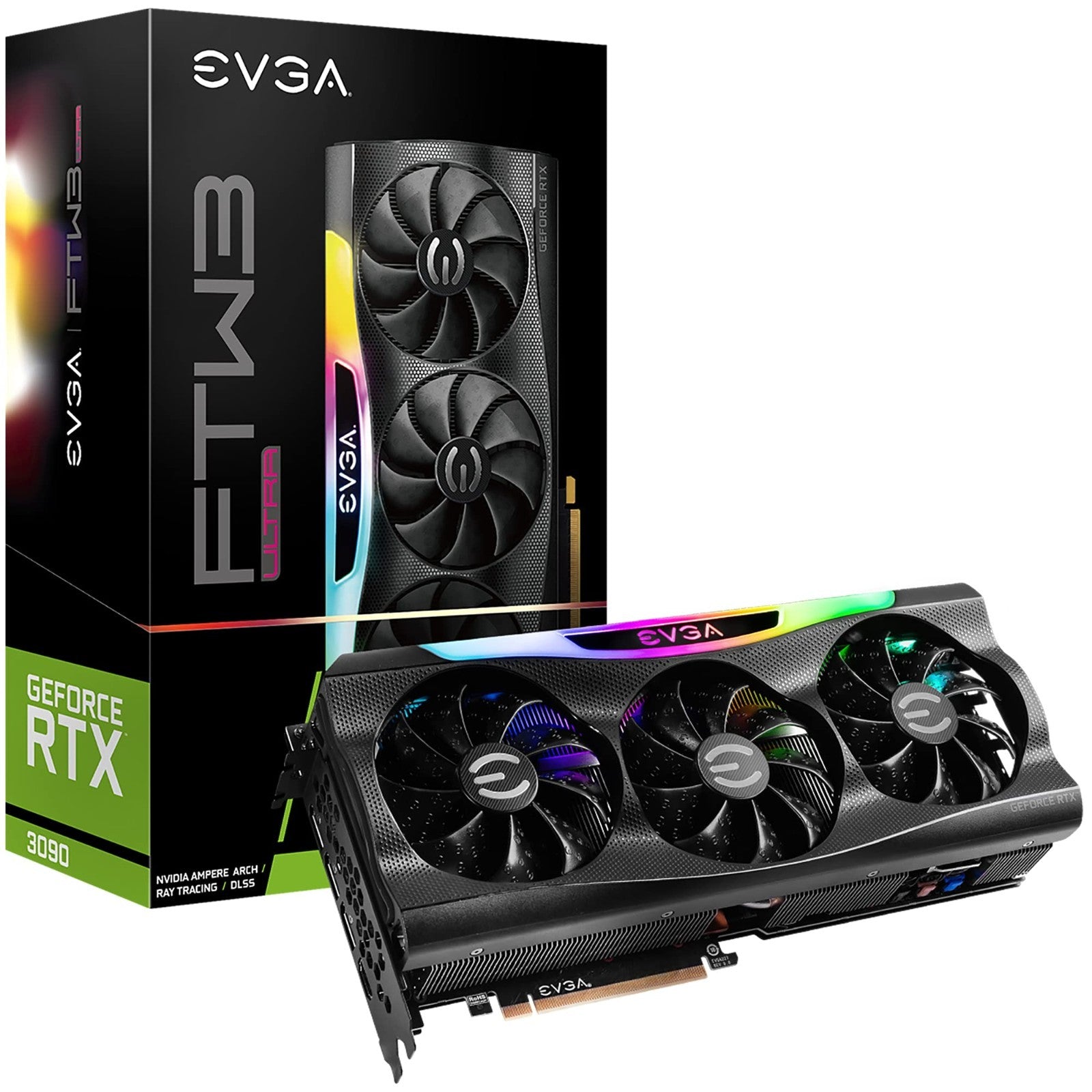 High-Performance RTX 3090 Graphics Card, 24GB GDDR6X, ARGB LED, iCX3 Cooling1