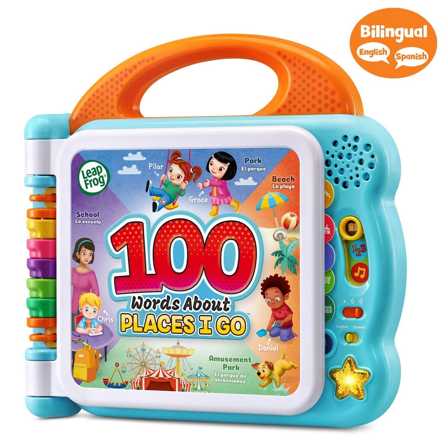 100 Words About Places I Go Book   Educational Learning Toy for Kids, Interactiv3