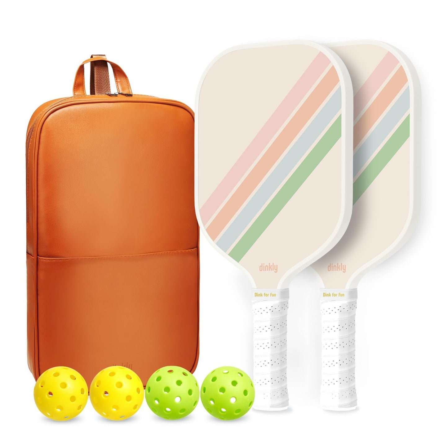Pickleball Paddle Set of 2/4 - USAPA Approved, Graphite/Fiberglass Rackets, Ball1