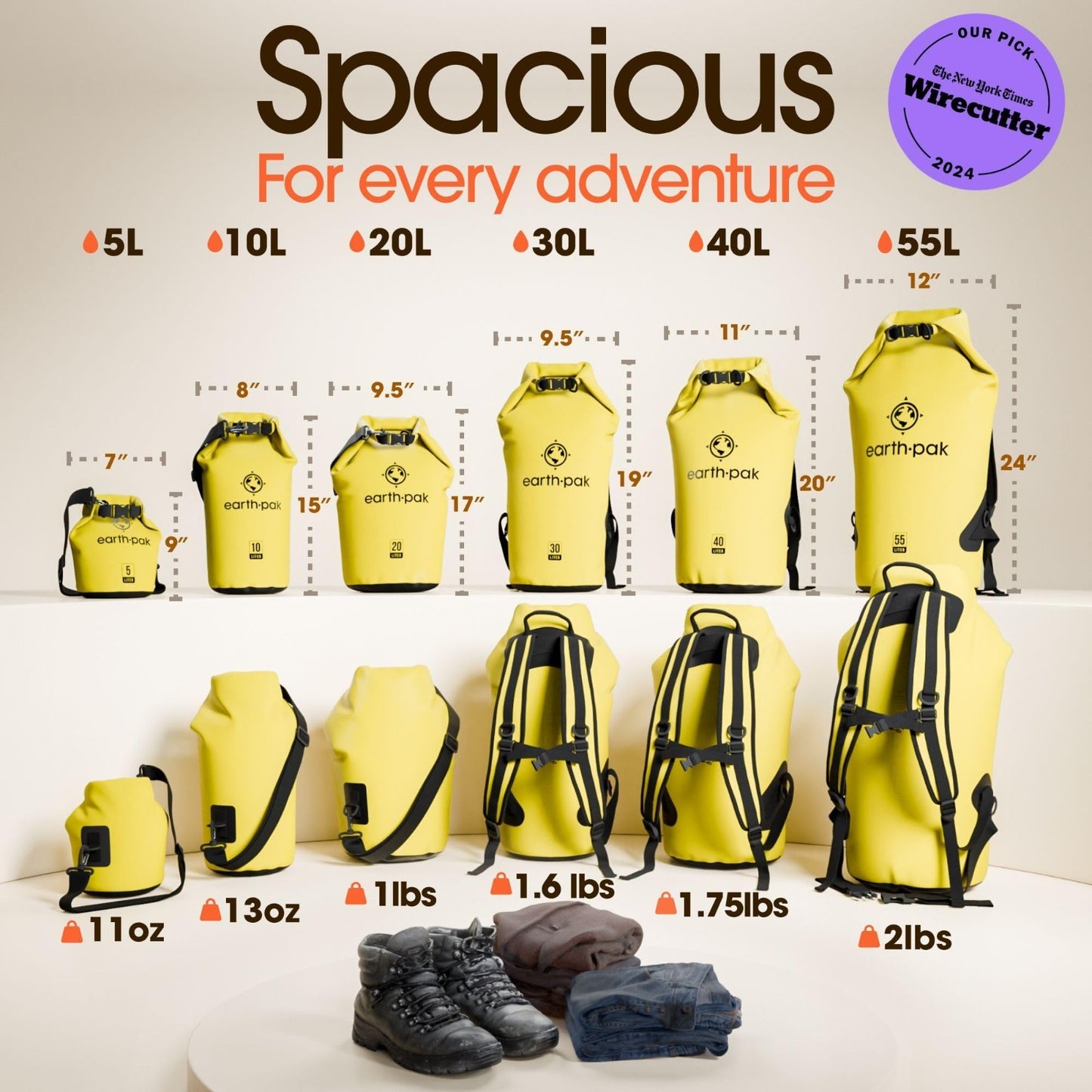 Waterproof Dry Bag Backpack   Roll Top Kayak Gear Sack with Phone Case, Keeps Ge2