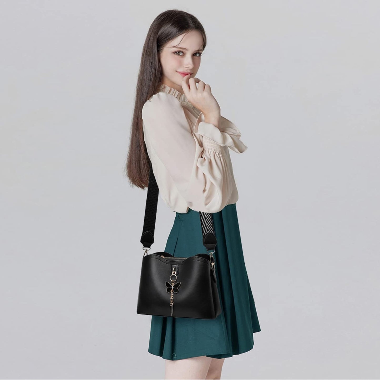 Stylish Lightweight Crossbody Bag for Women & Teens - Fashionable Handbag Purse4