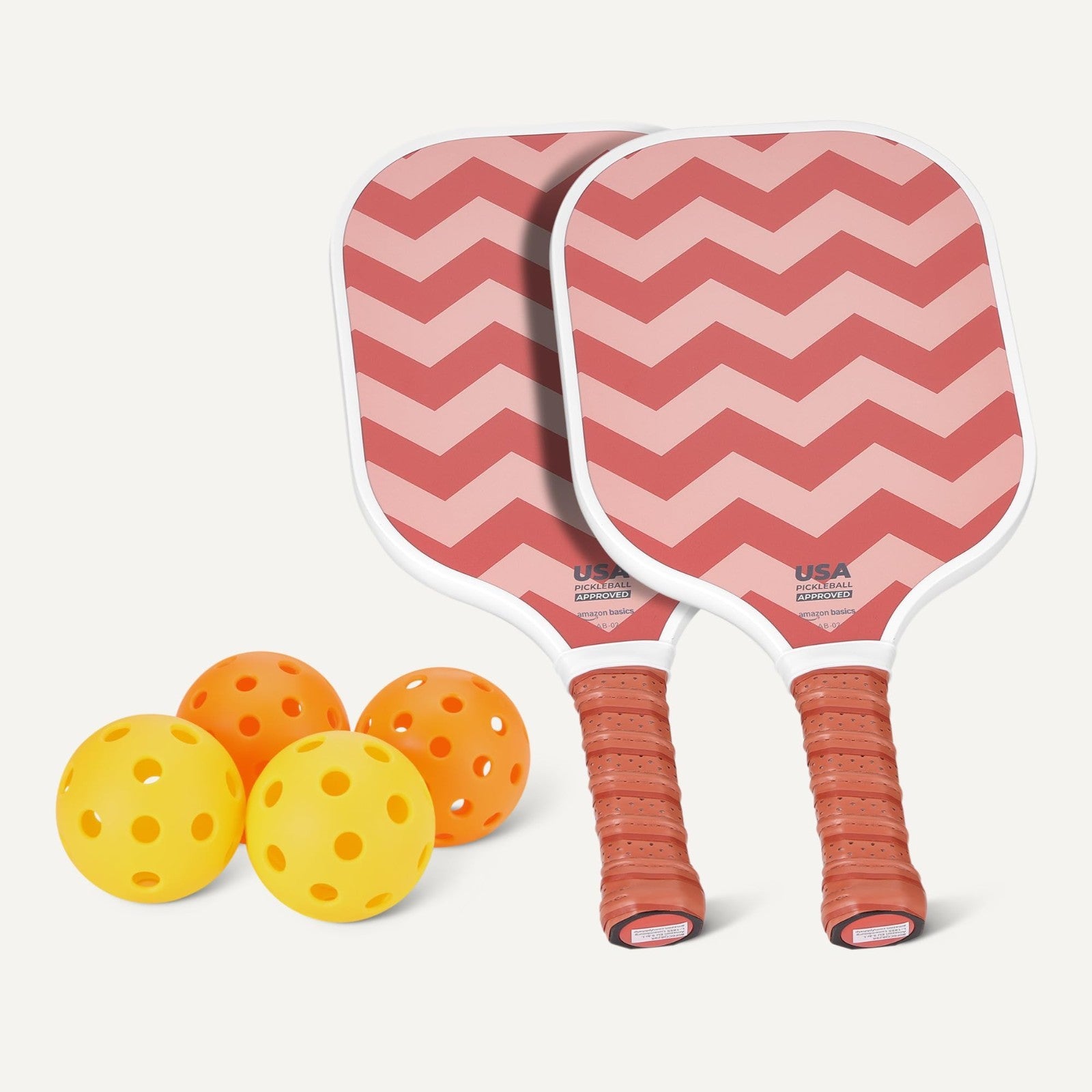 Set of 2 USAPA Approved Carbon Fiber Pickleball Paddles with 4 Balls & Carry Bag3