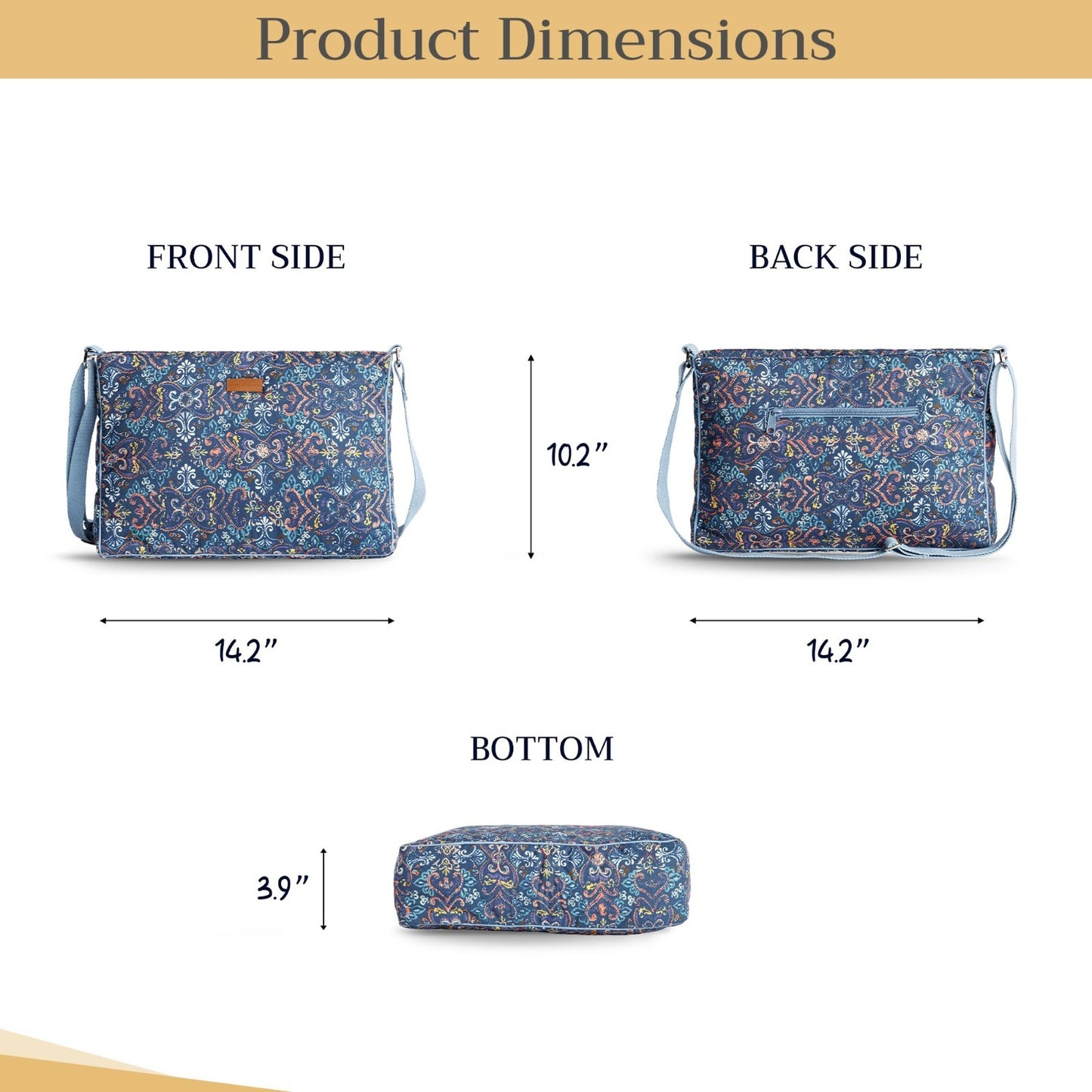 Stylish Cotton Shoulder Bag for Women   Versatile Handbag, Perfect for Everyday4