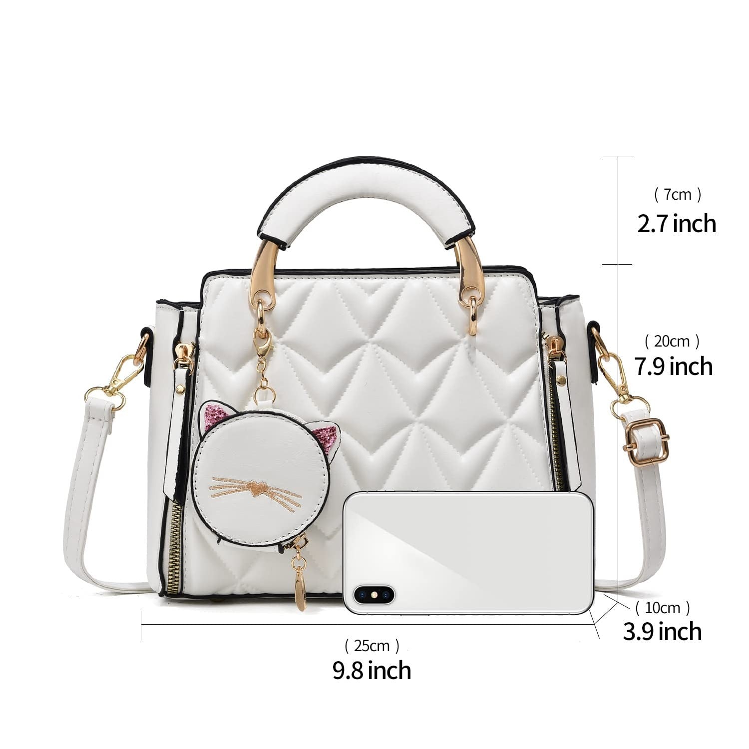 Stylish Women's Crossbody Handbags - Top Handle Satchel & Small Tote Bags3