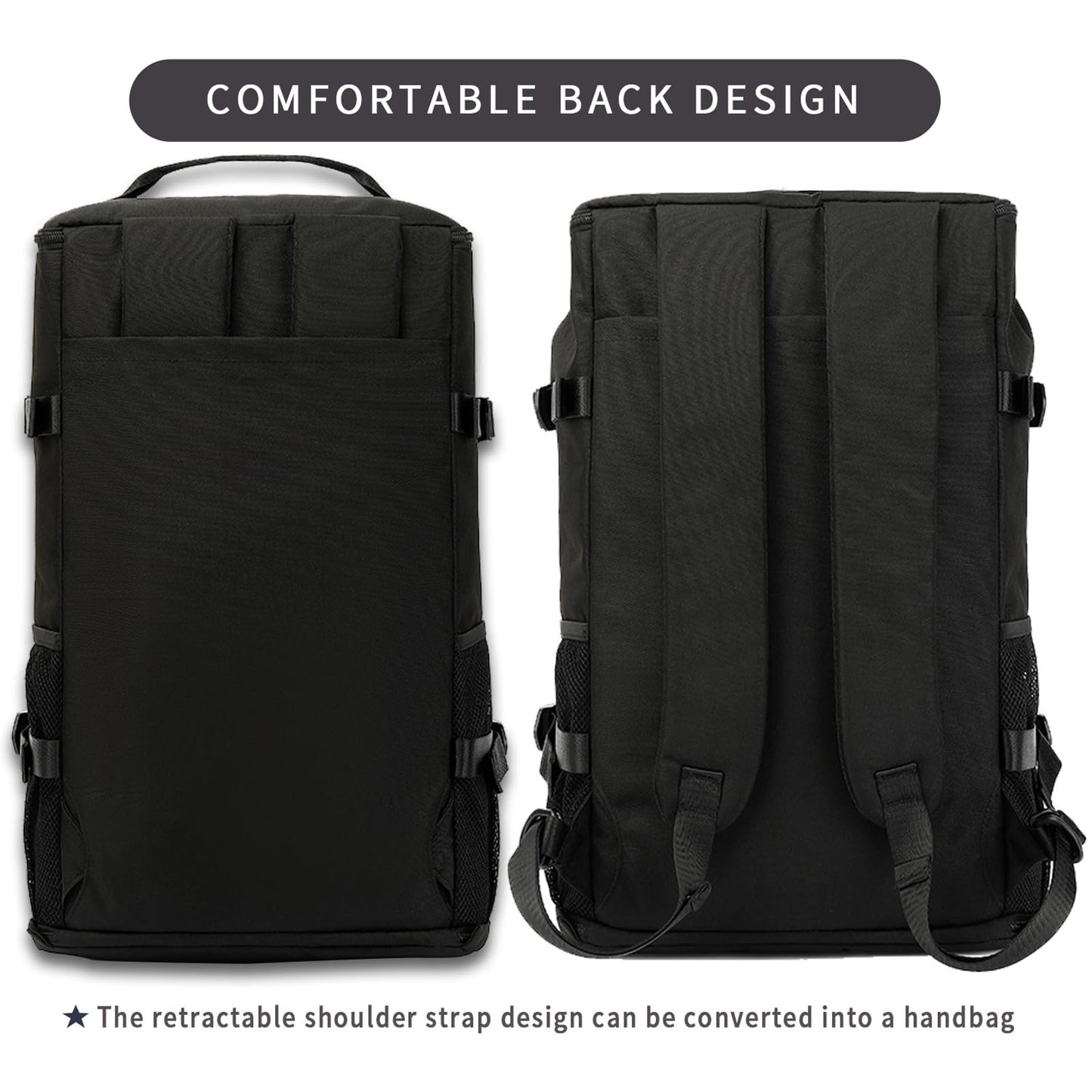 Waterproof Gym Duffel Backpack with Shoe Compartment   4 Carry Methods, Sports &6
