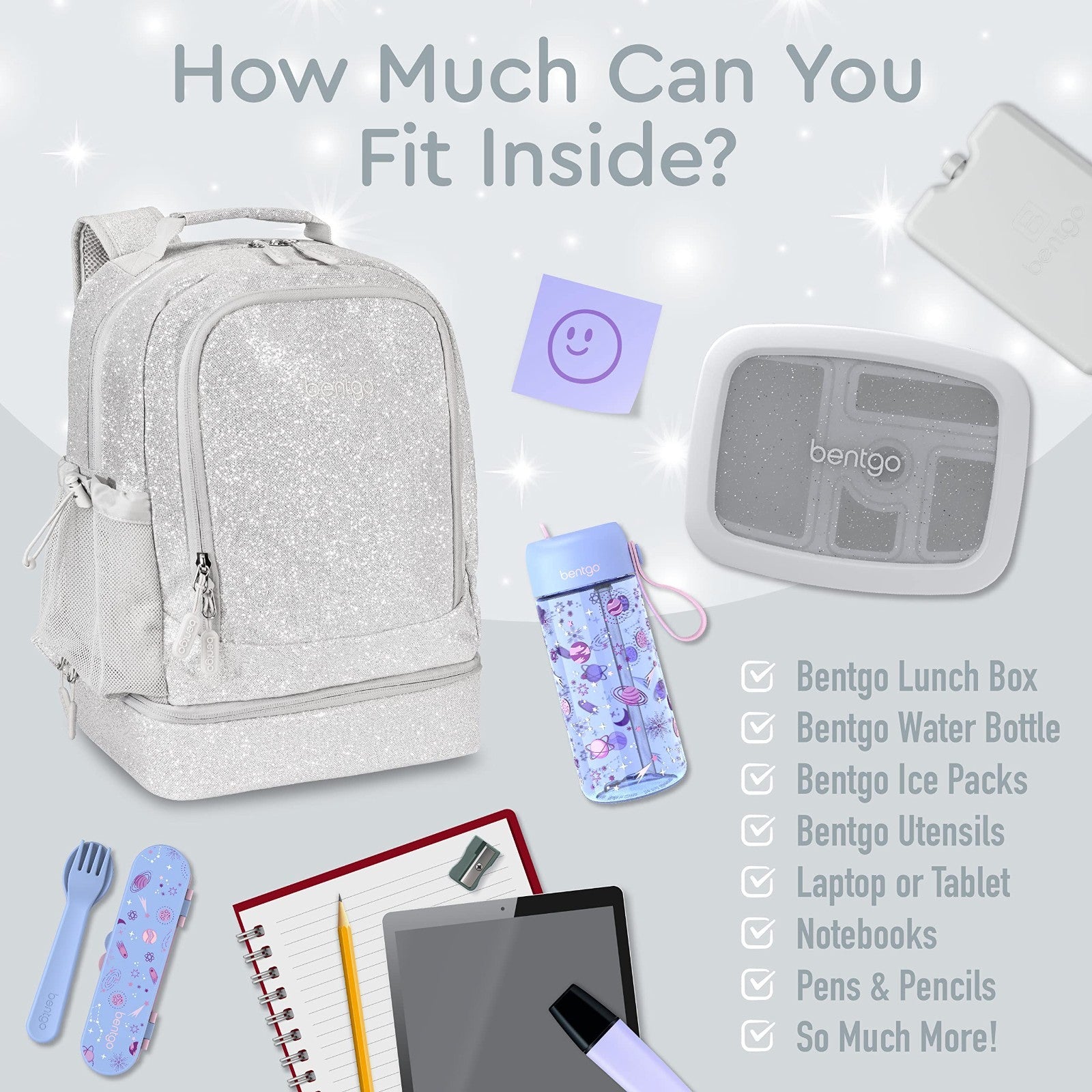 Kids 2 in 1 Backpack & Insulated Lunch Bag Set   Padded Straps, Durable & Stylis2