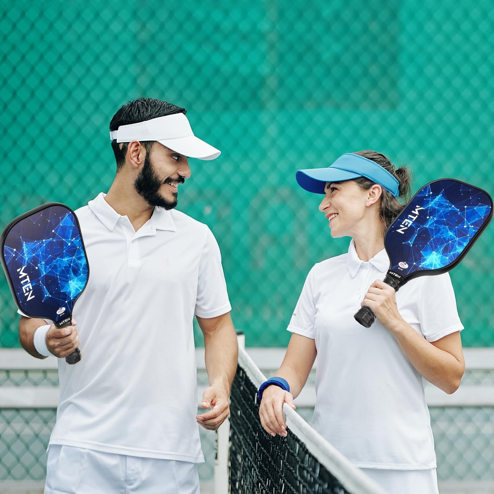 Pickleball Paddle Set of 2/4/1 - USAPA Approved Fiberglass Rackets, Lightweight6