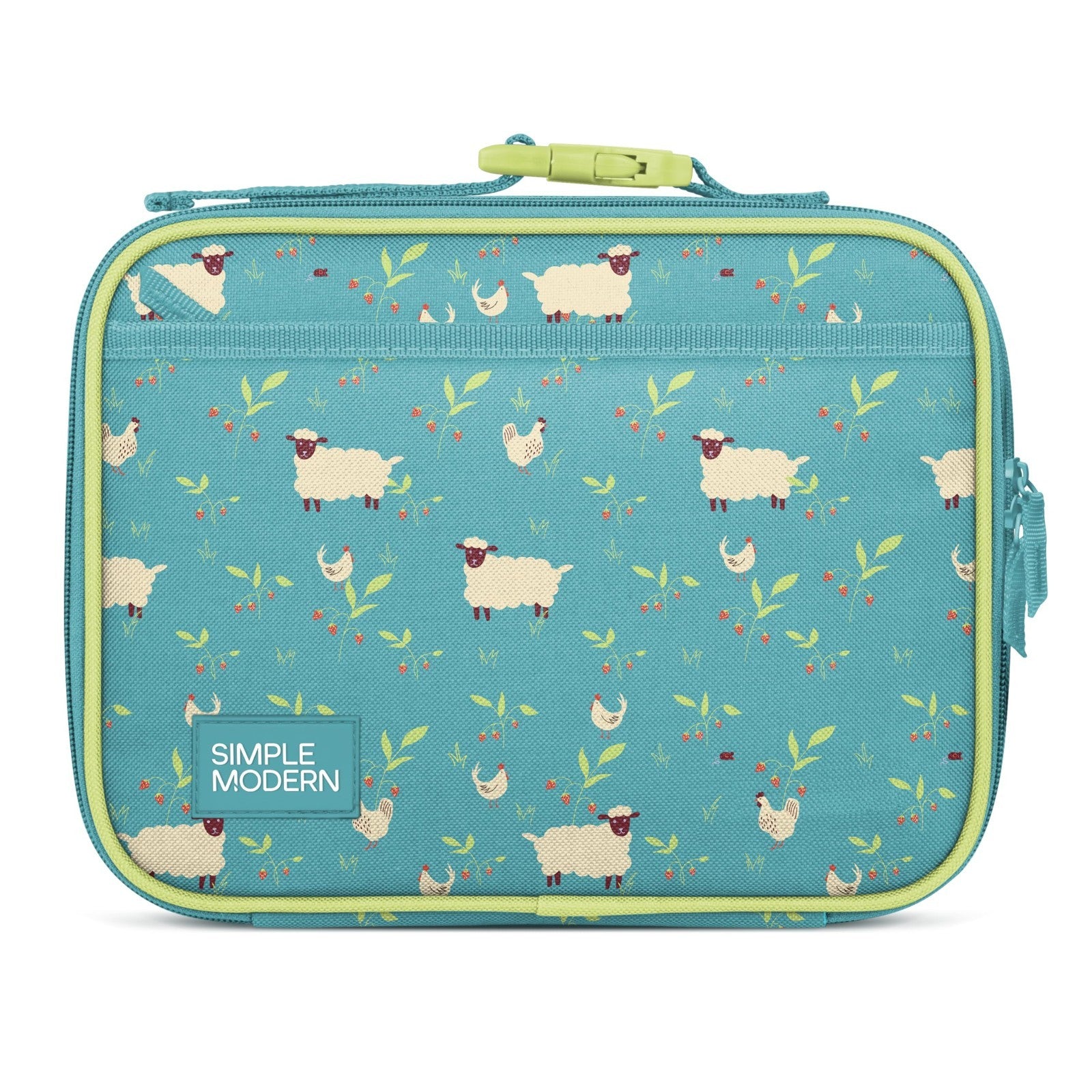Cute Insulated Kids Lunch Box & Bag Set | Fits Bento Containers | Sheep Design1