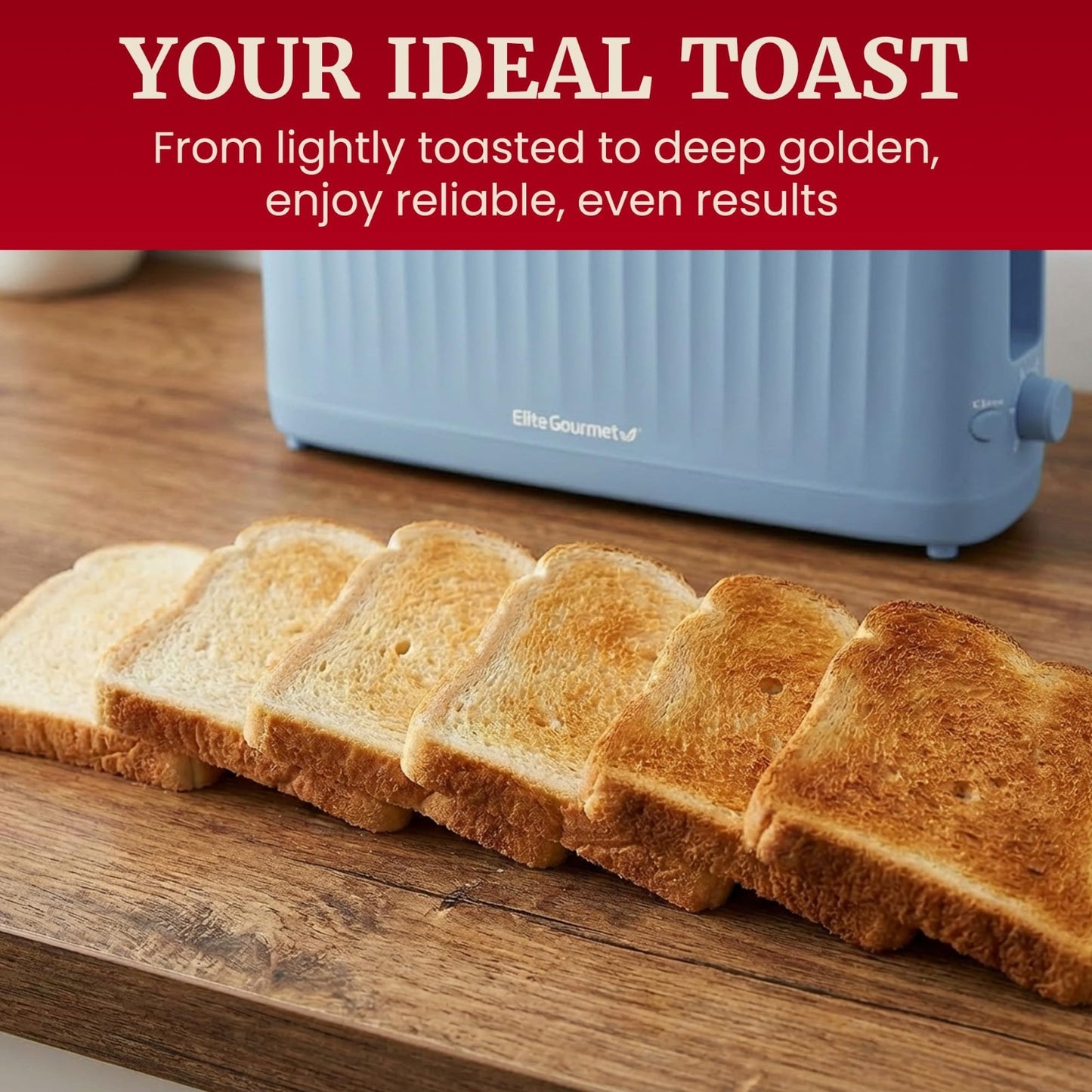 2-Slice Long Slot Toaster with Cool-Touch Body, 6 Browning Levels, Extra-Wide Sl5