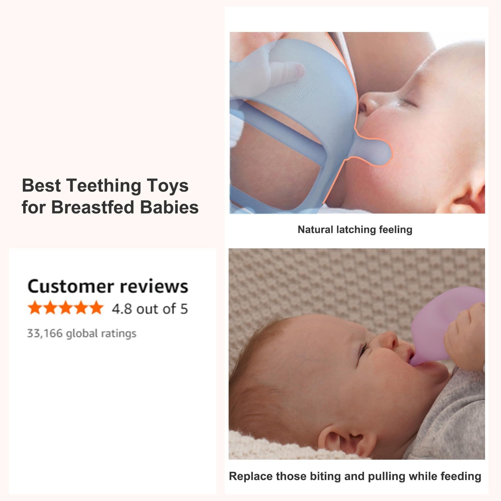 Baby Teething Toys 0 6 Months | Penguin Teether & Mittens Set | Teething Relief3