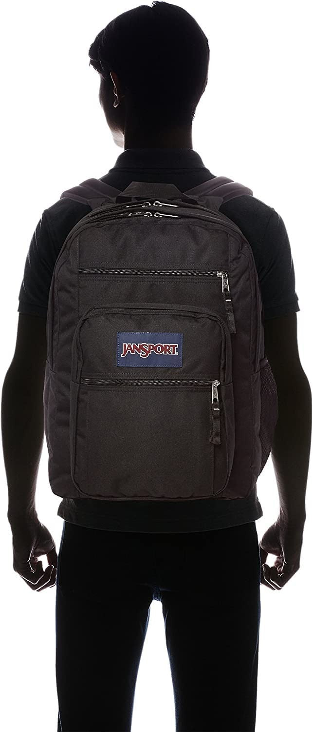 Large Capacity Student Backpack   Black, Durable, Comfortable, Multi Pocket Desi3