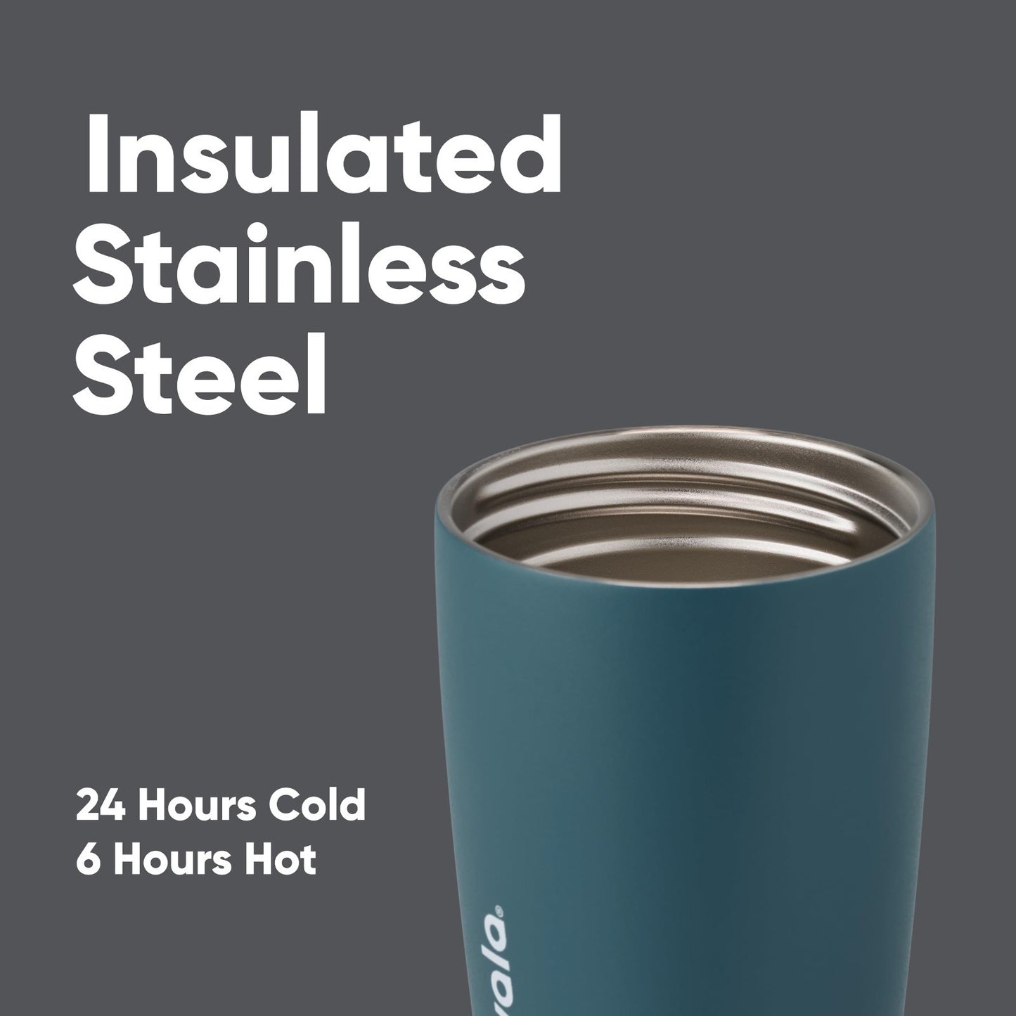 Insulated Stainless Steel Coffee Tumbler   Reusable Hot/Iced Cup, 12oz, BPA Free3