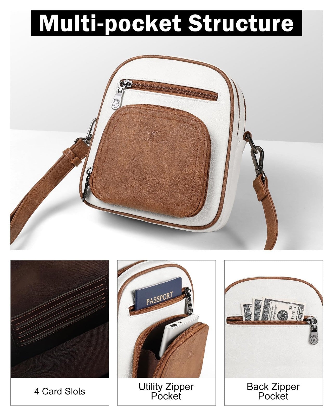Small Crossbody Purses for Women, RFID Anti-Theft, 4 Card Slots, Stylish & Compa5