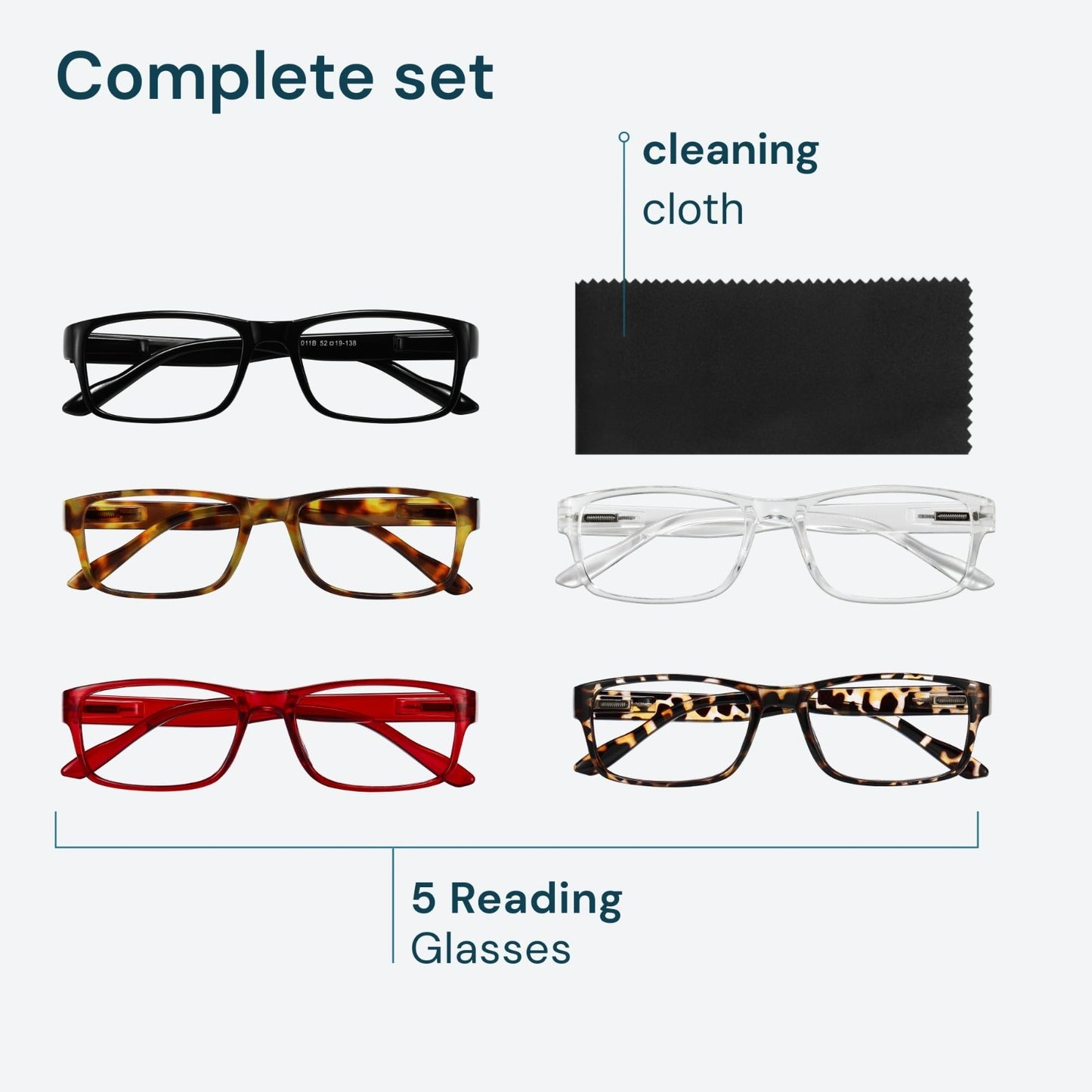 2.5x Professional Reading Glasses - Blue Light Blocking - All Day Comfort - FSA/7