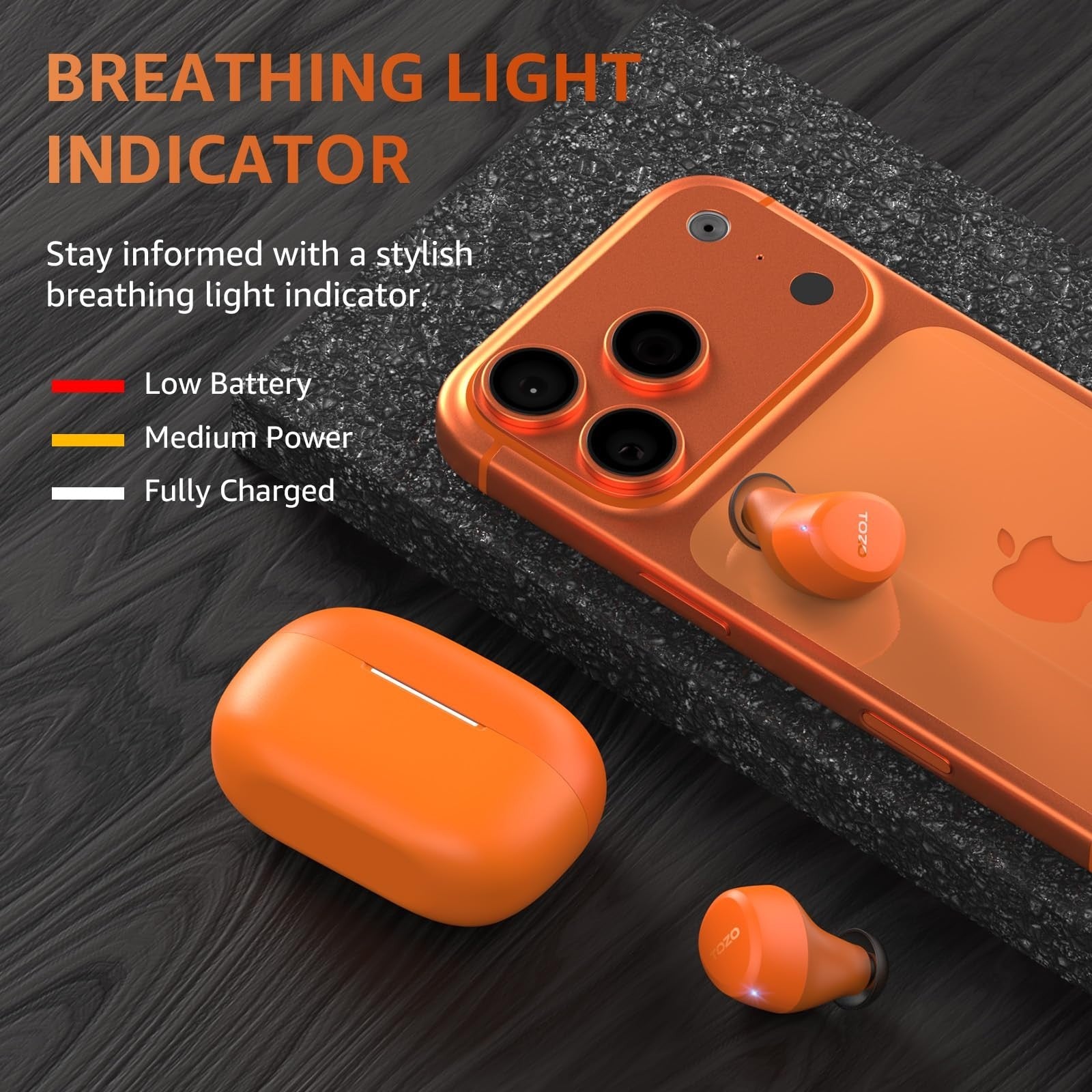 Wireless Earbuds Bluetooth 5.3, IPX5 Waterproof, AI Call Mics, Premium Sound, Ch5