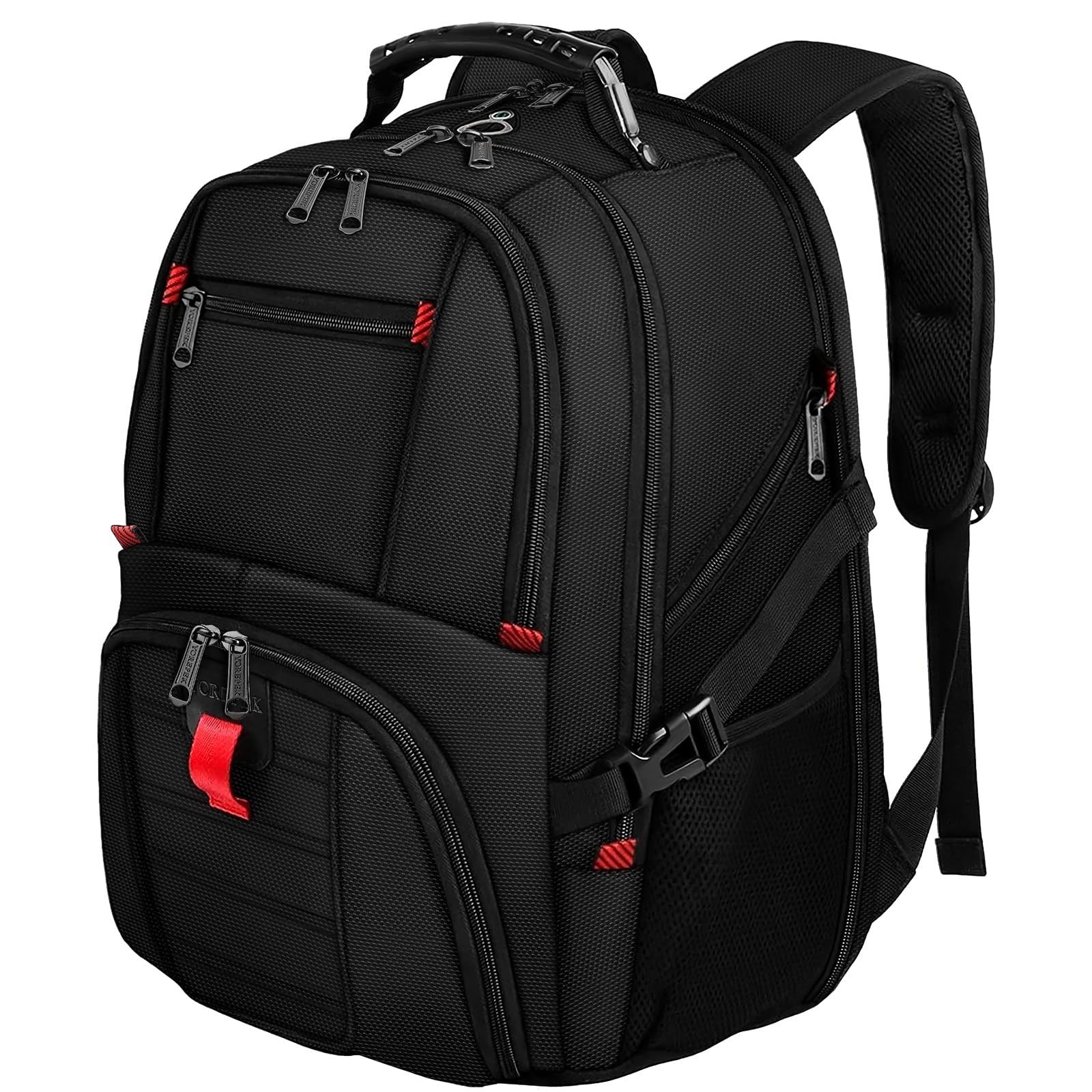 Large Laptop Backpack for Men, Heavy Duty Travel Bag, Waterproof, Multi Compartm1
