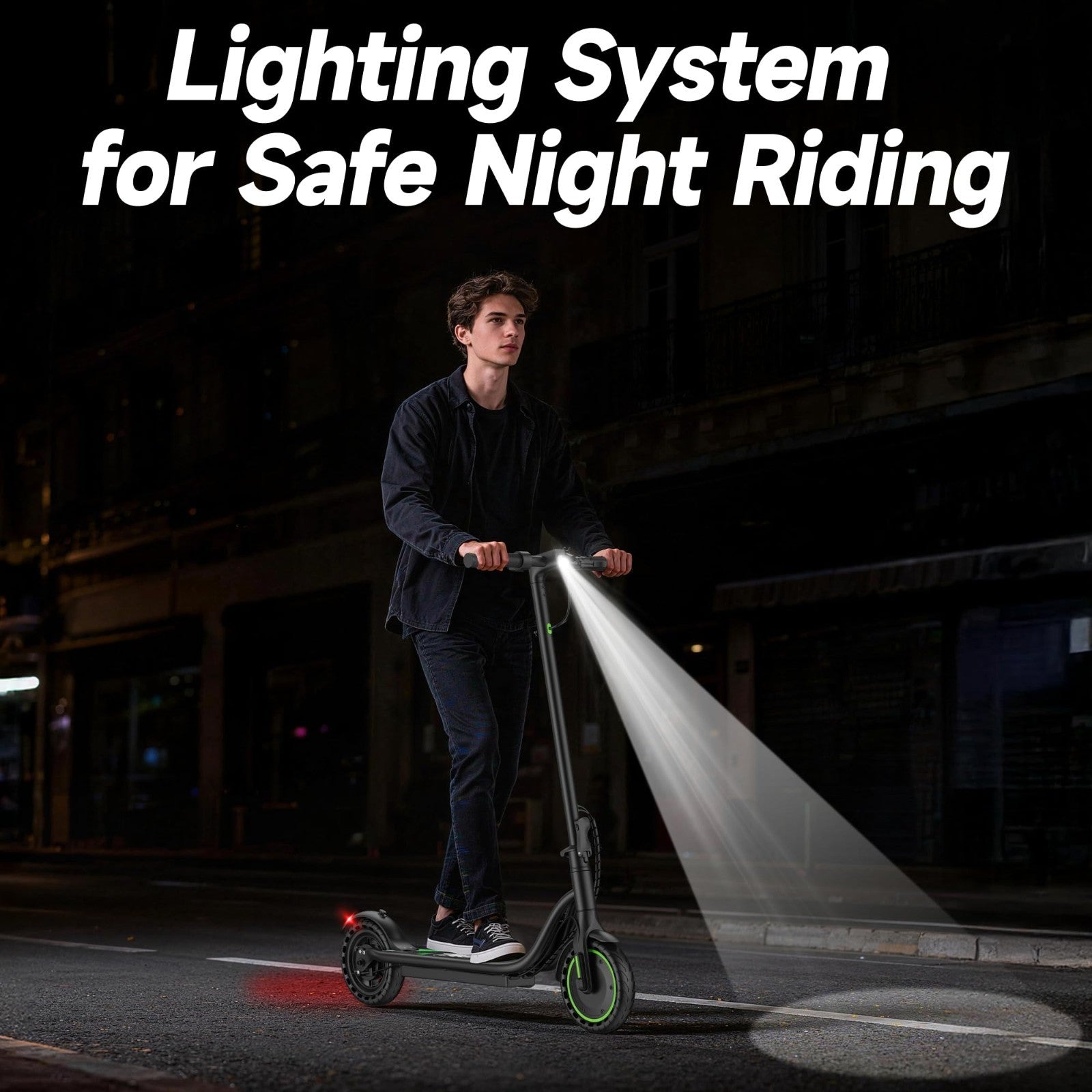 Powerful Electric Scooter 350W/500W Motor, 19MPH Speed, 21-28 Miles Range, Foldi7