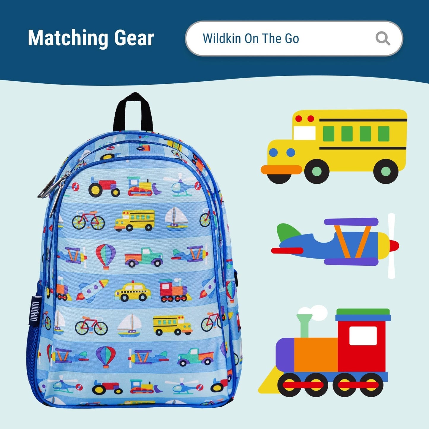 Kids Overnighter Duffel Bag - Lightweight Travel Bag for School & Sleepovers, Du7