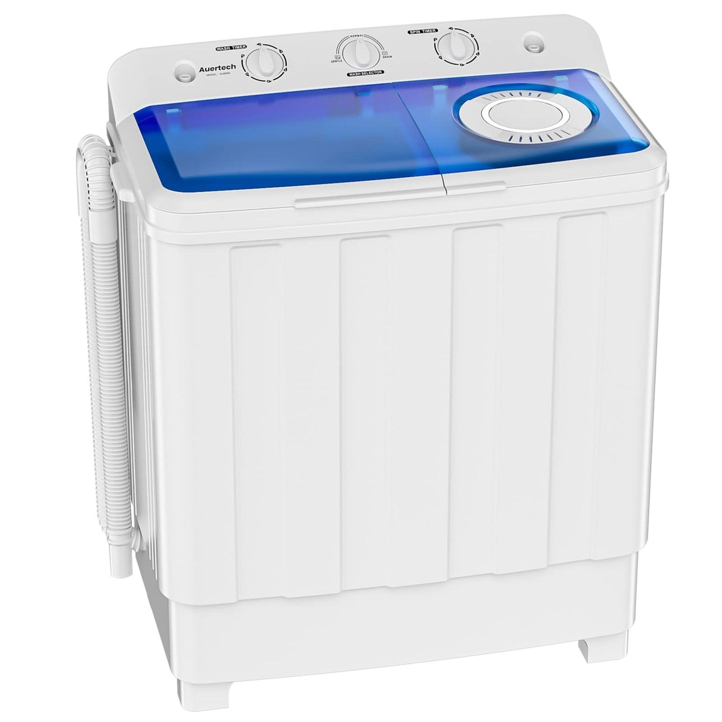 Compact Twin Tub Washing Machine   28lbs Mini Washer & Spinner Combo for Dorms,1