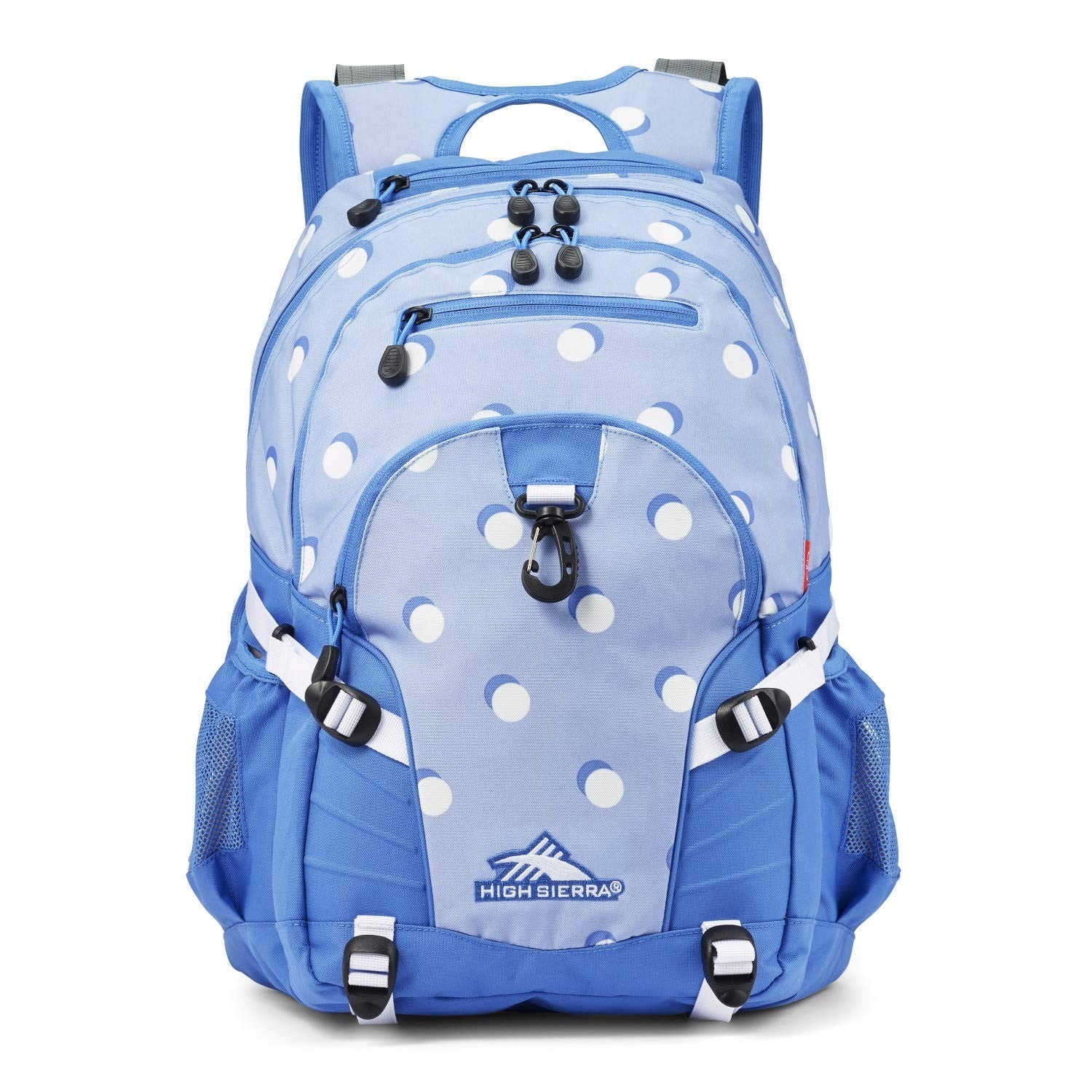 Versatile Polka Dot Backpack for Travel or Work, Tablet Sleeve, One Size3