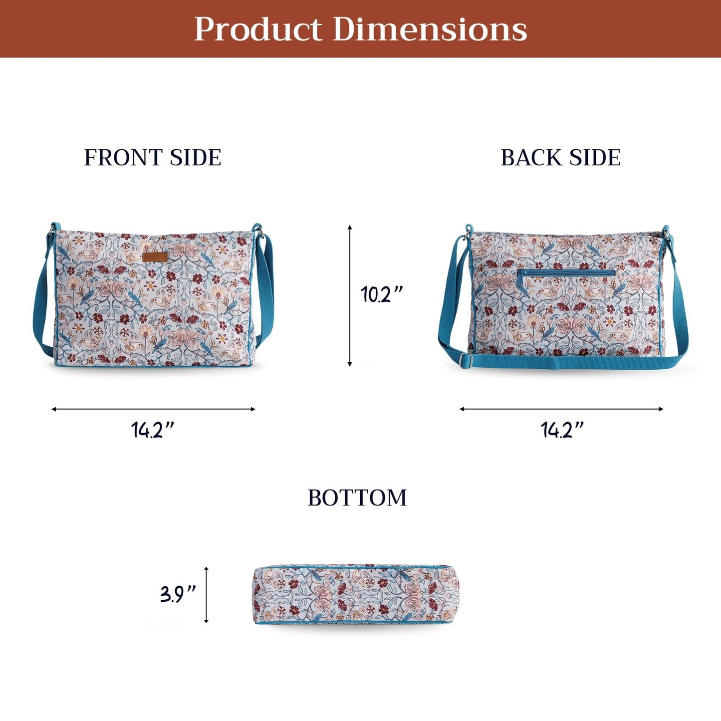 Stylish Cotton Shoulder Bag for Women   Versatile Handbag, Everyday Use, Fashion2