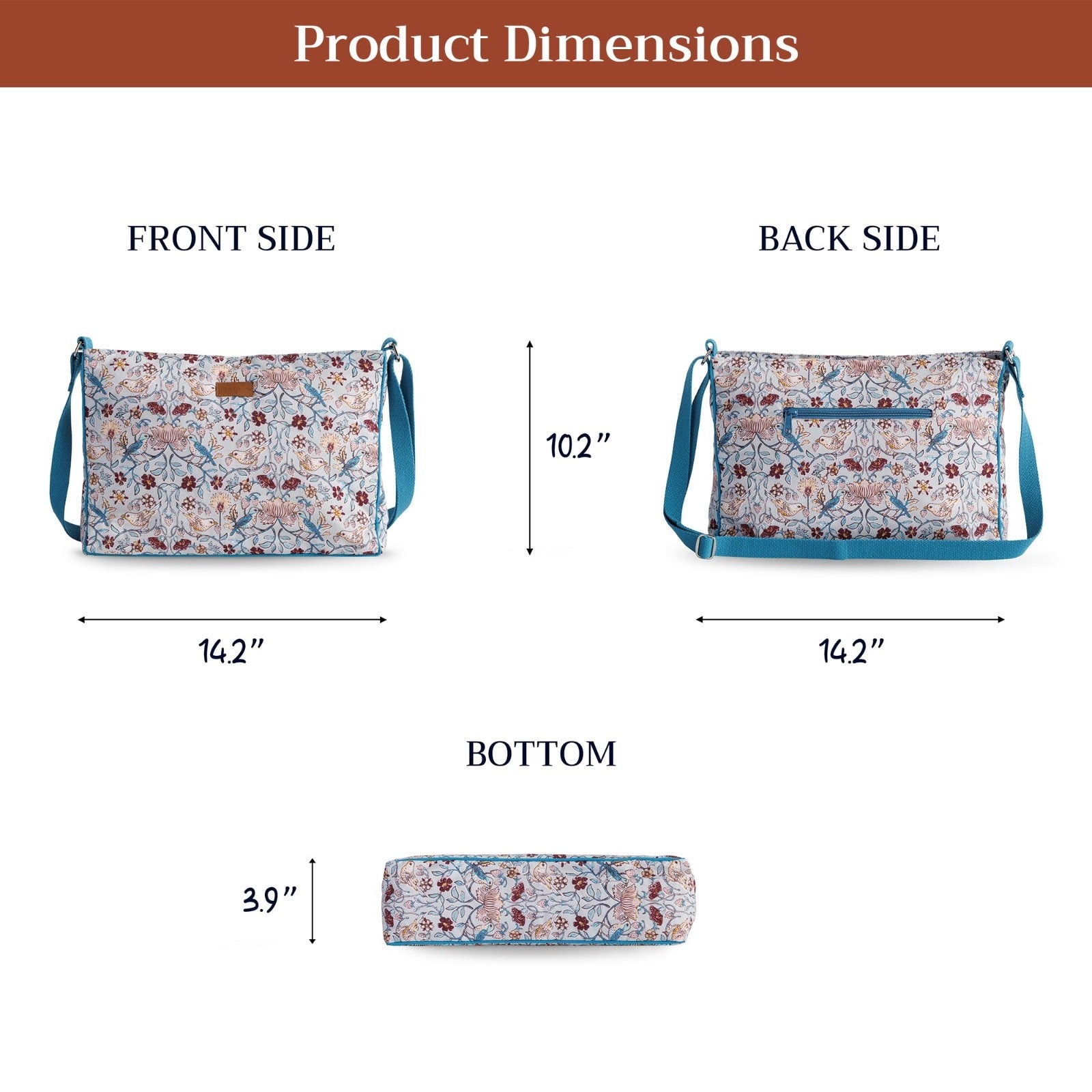 Stylish Cotton Shoulder Bag for Women   Versatile Handbag, Everyday Use, Fashion2