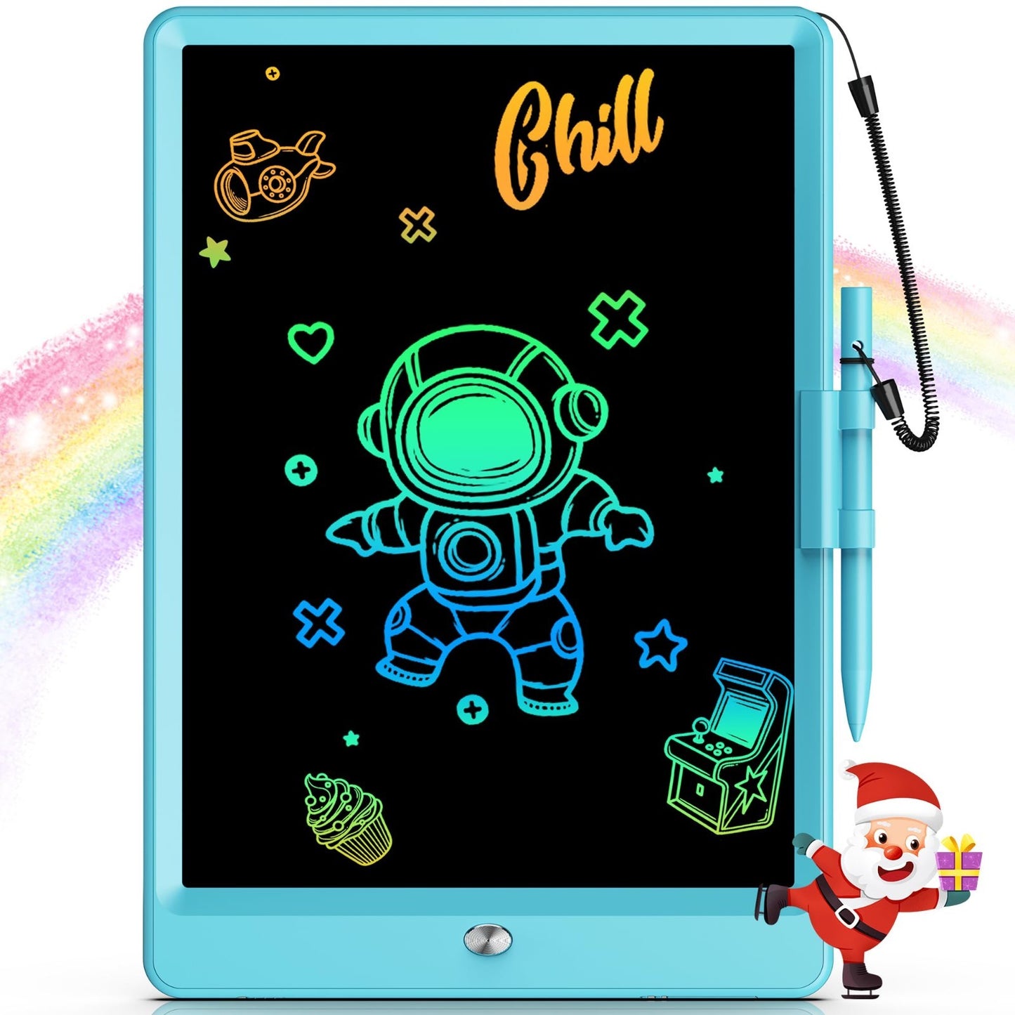 10" LCD Writing Tablet Doodle Board for Kids, Educational Drawing Pad Gift 3 8Y1