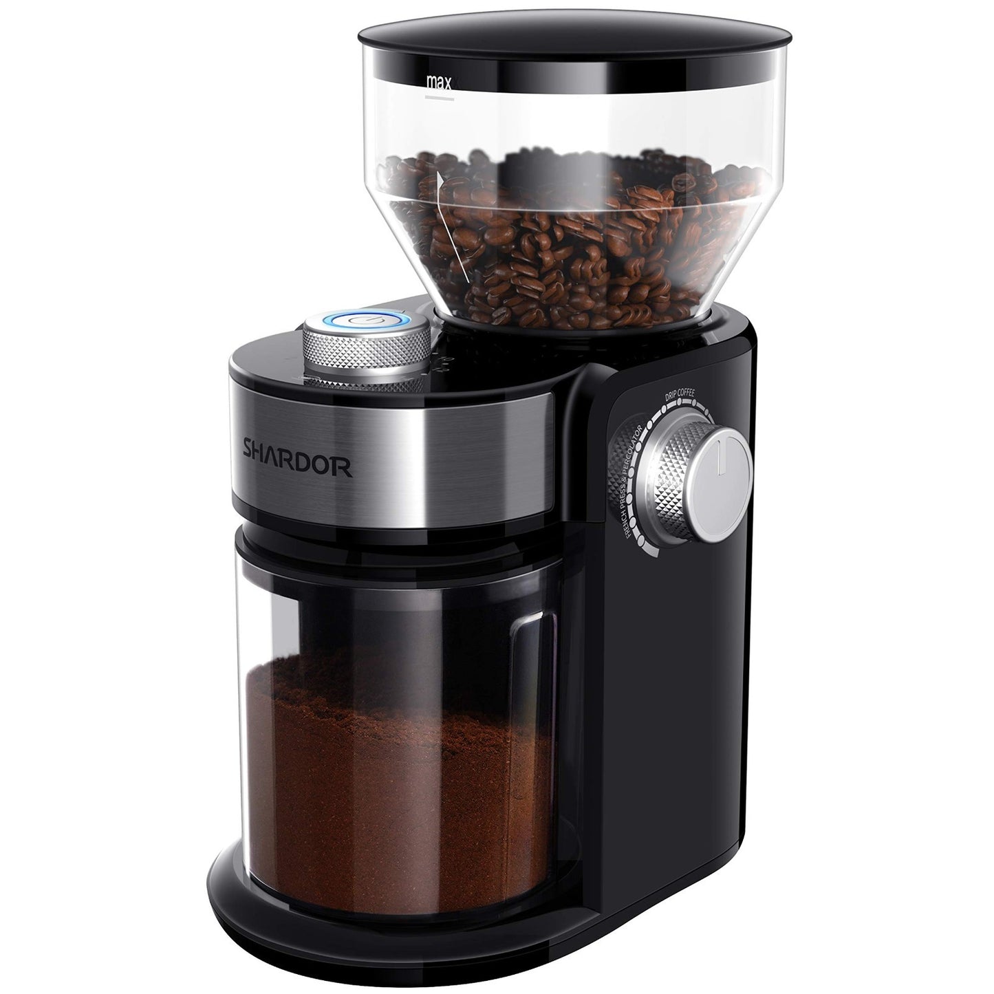 Electric Burr Coffee Grinder   Automatic Coffee Bean Mill, 16 Adjustable Setting1