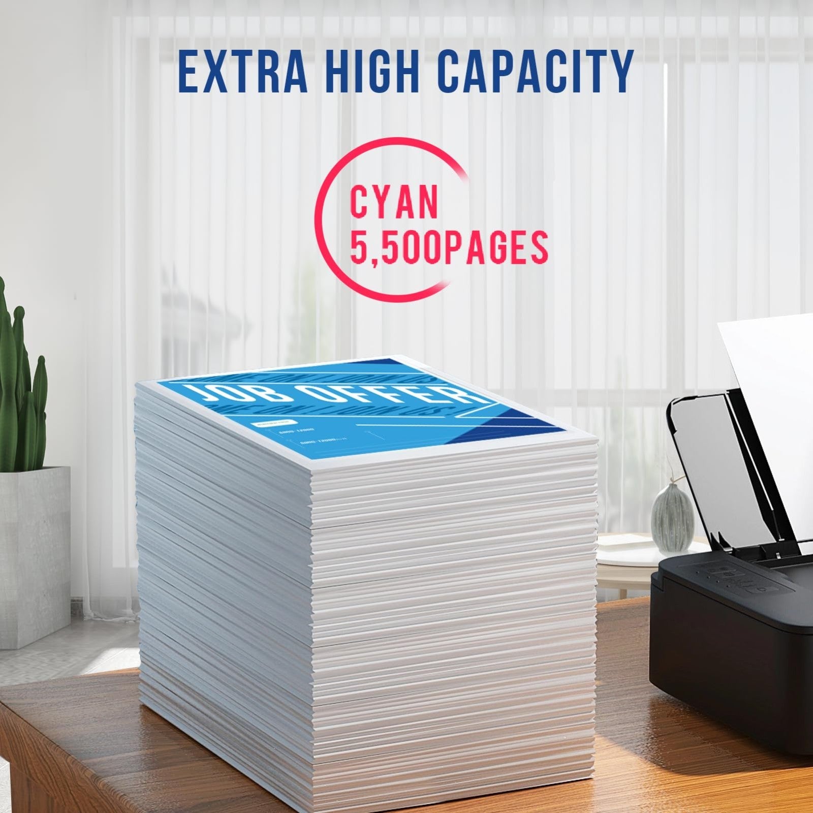 High Capacity Magenta Toner Cartridge for Xerox C310 C315 - 5500 Pages, Compatib3
