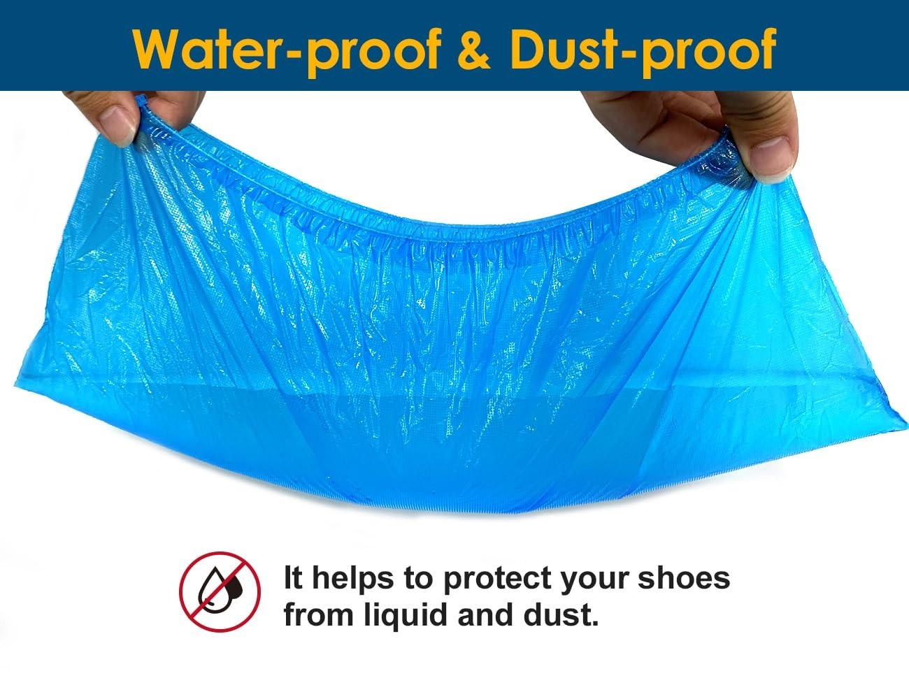 Disposable Shoe Covers   200 Pack Non Slip Booties for Guests & Repairs, Fits US6