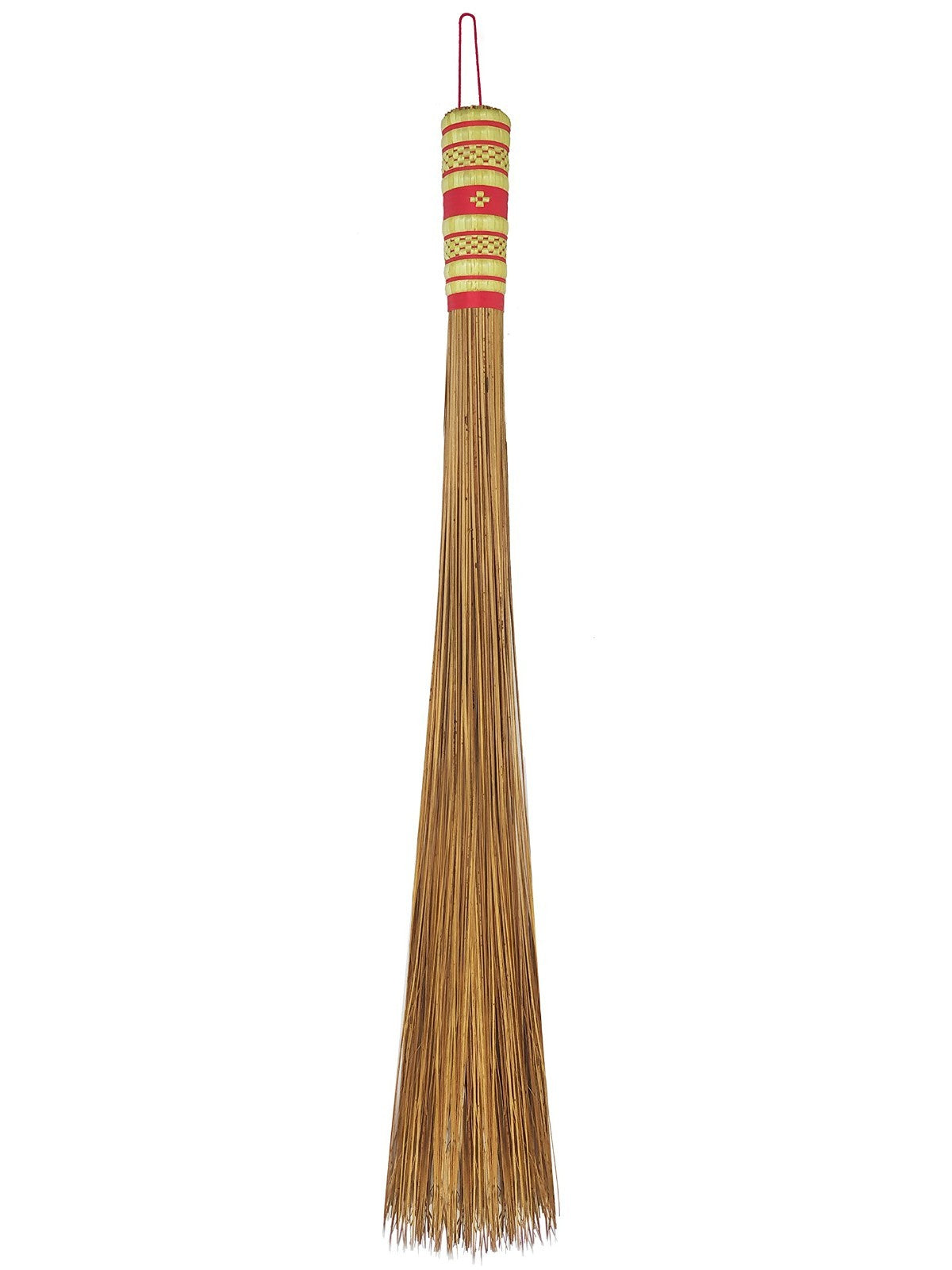 32" Heavy Duty Multi-Surface Coconut Leaf Broom - Sturdy Outdoor Cleaning Tool1
