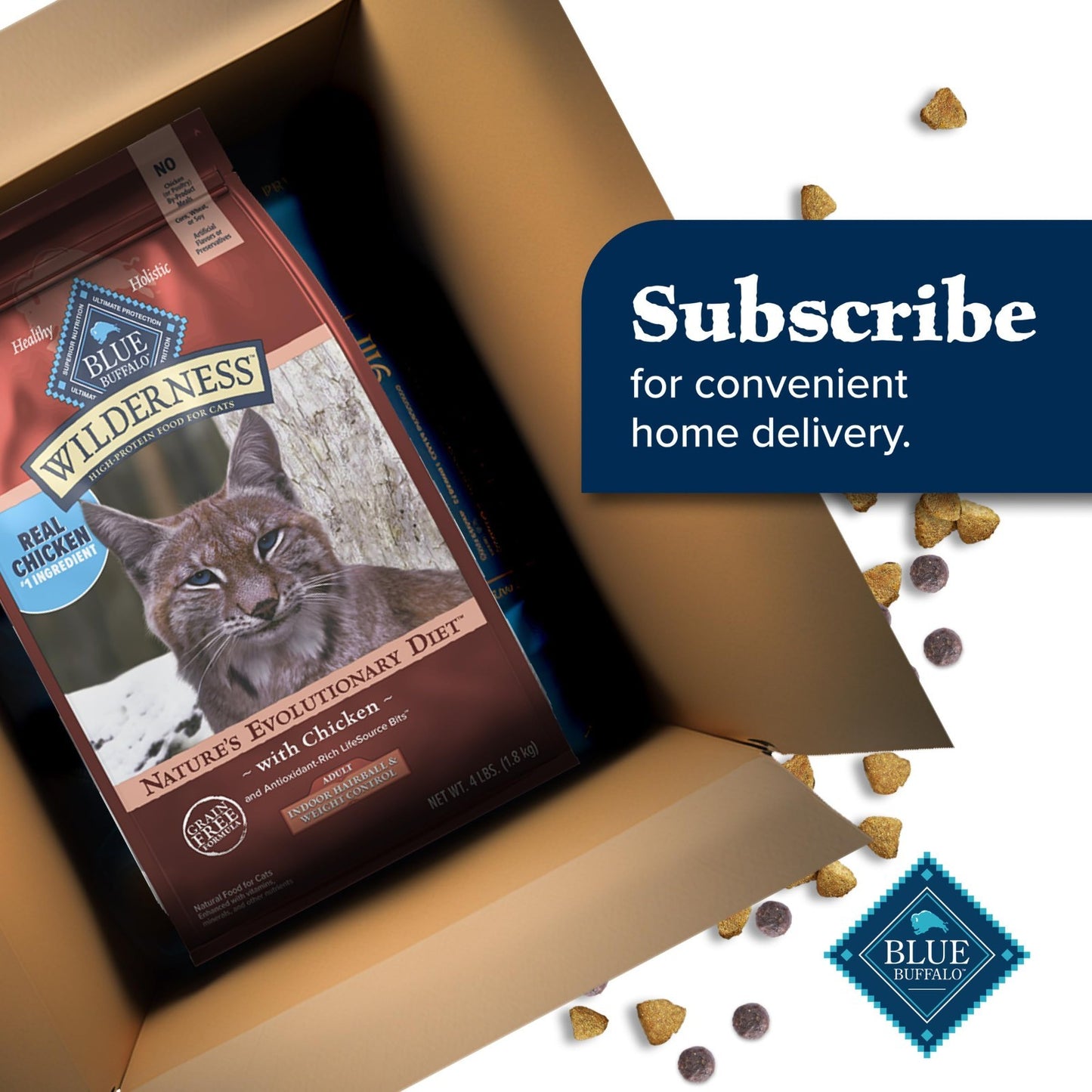 Wilderness Indoor Hairball & Weight Control Dry Cat Food, 5 lb   Grain Free, Hig11