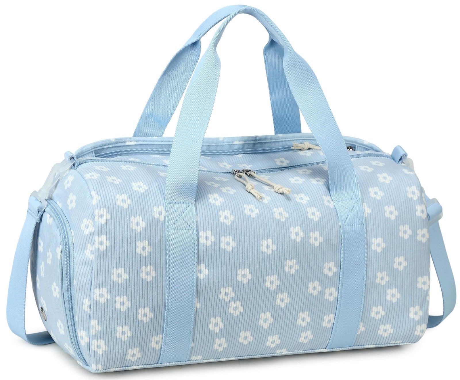 Cute Girls Duffle Bag with Shoes Compartment & Wet Separation - Waterproof Gym &1