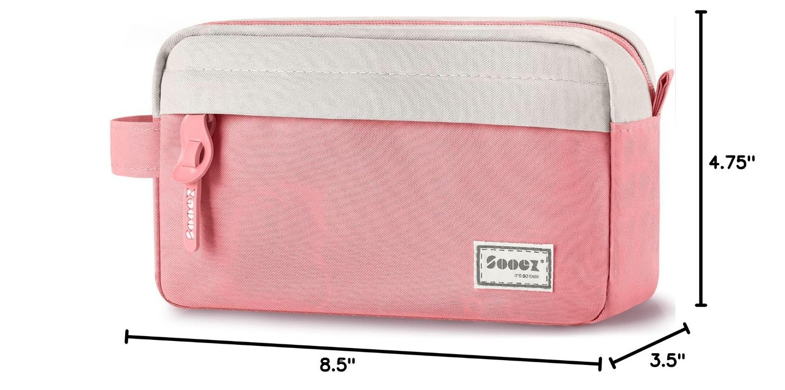 Large Capacity Canvas Pencil Case, Upgraded Pouch for School & Office Supplies2