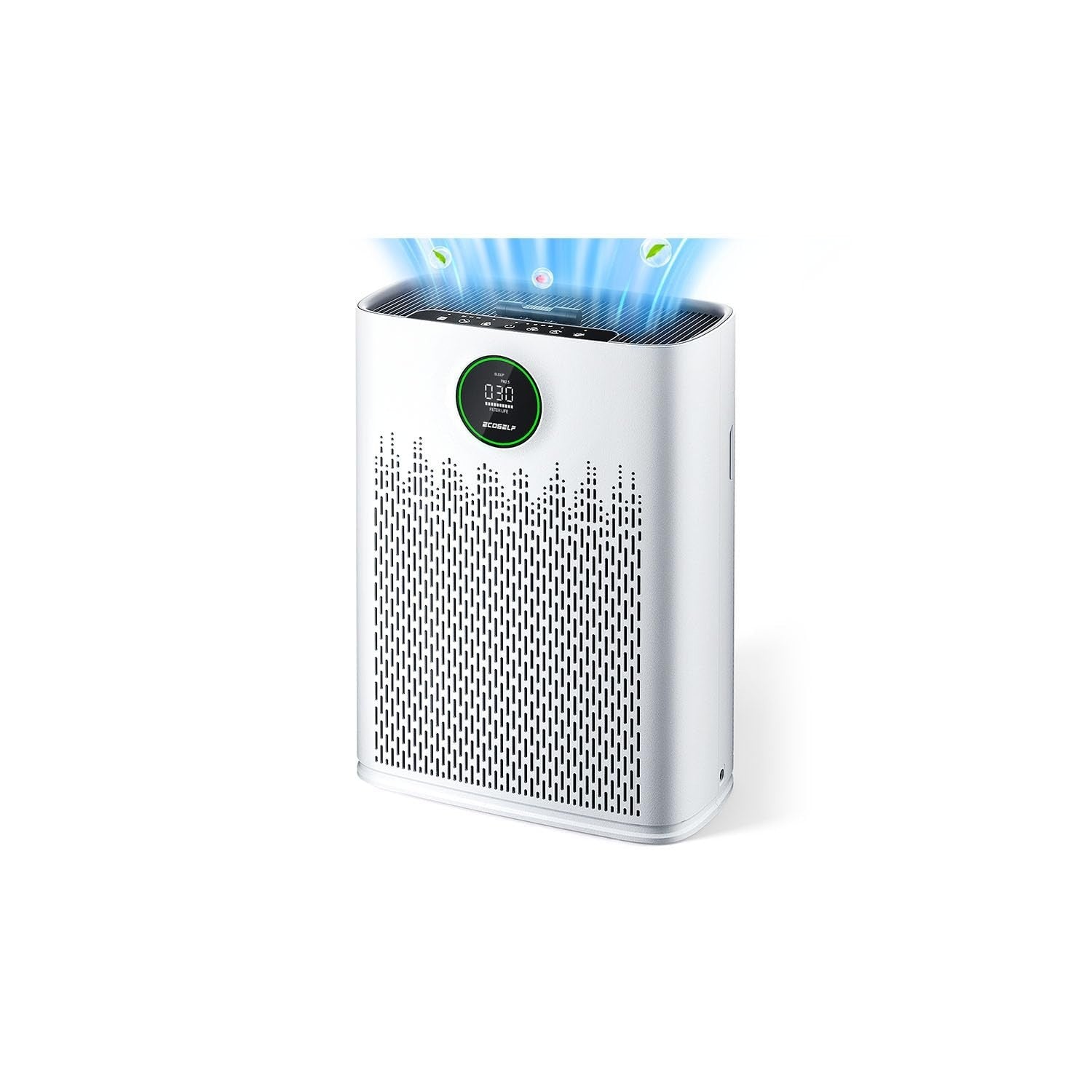 Large Room Air Purifier, True HEPA Filter, Smart Mode, 2400 Sq Ft, Quiet 22dB, A1
