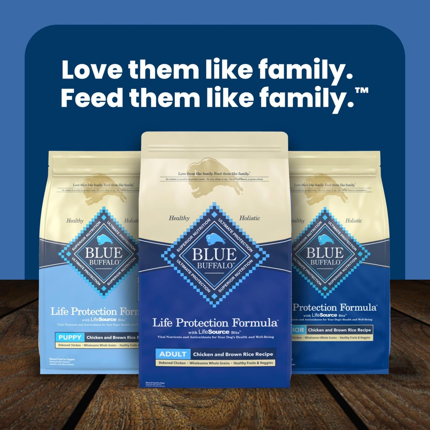 Premium Chicken Adult Dry Dog Food   15 lb Life Protection Formula for Healthy P9