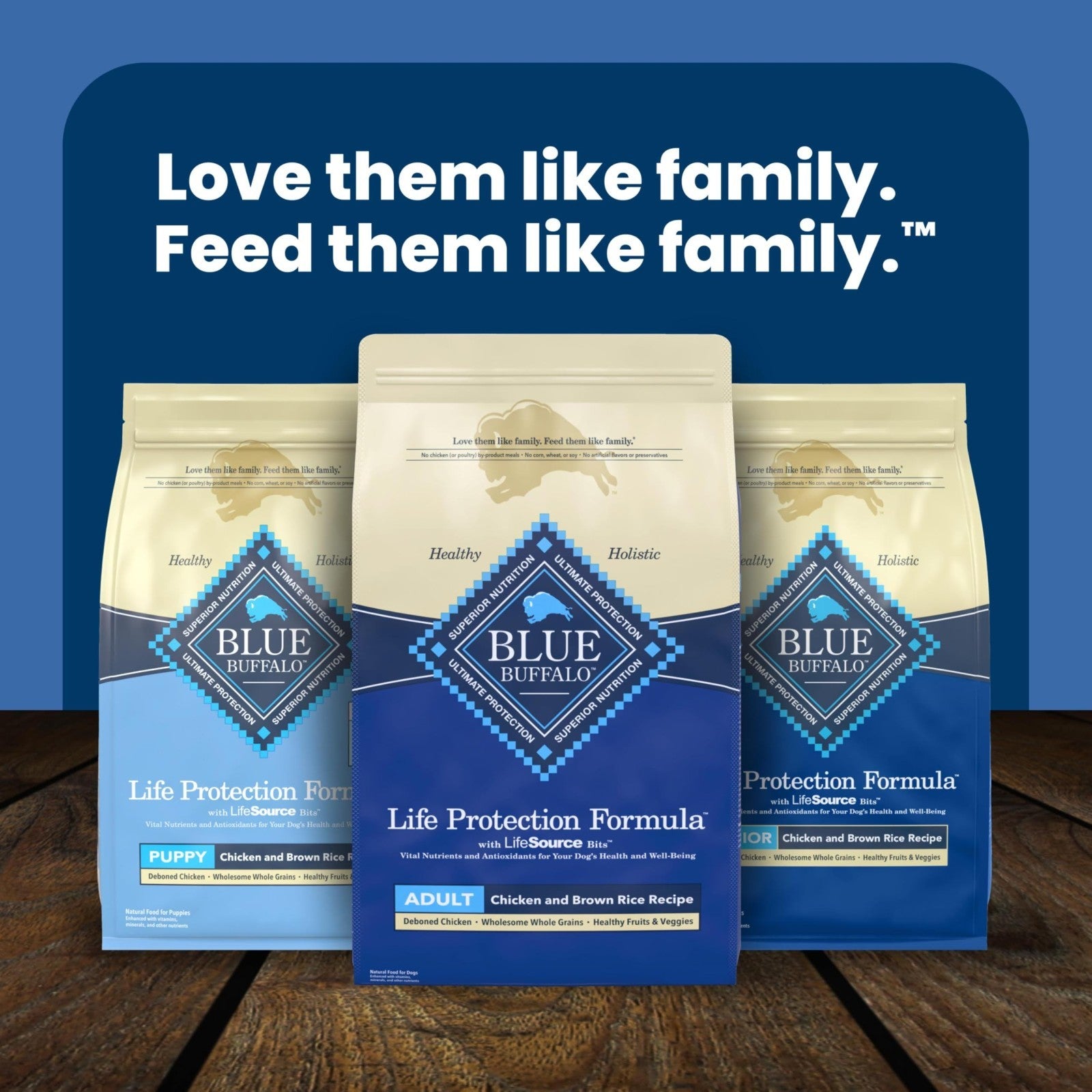 Premium Chicken Adult Dry Dog Food   15 lb Life Protection Formula for Healthy P9