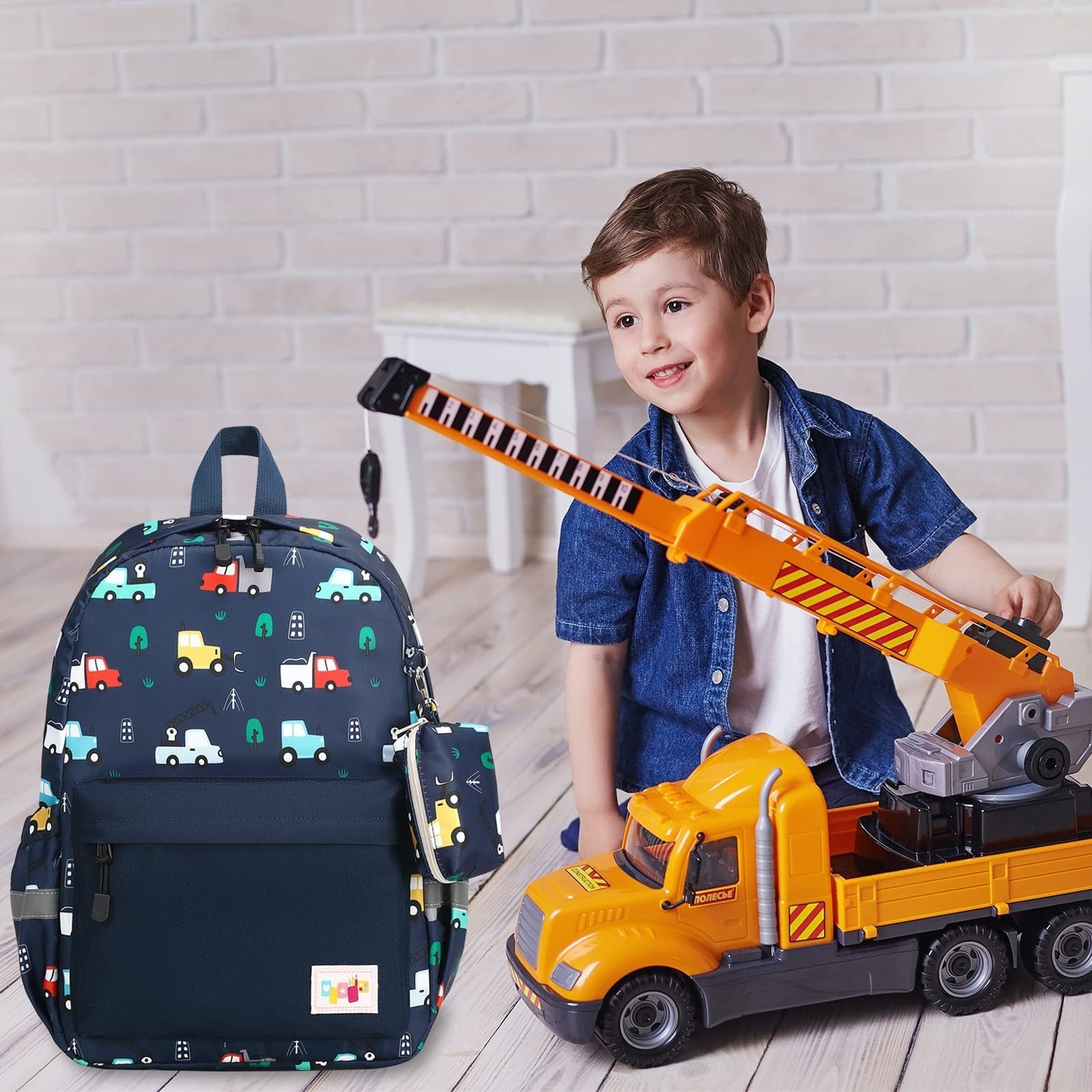 Kids Toddler Backpack with Chest Strap   Boys & Girls Durable School Bag2