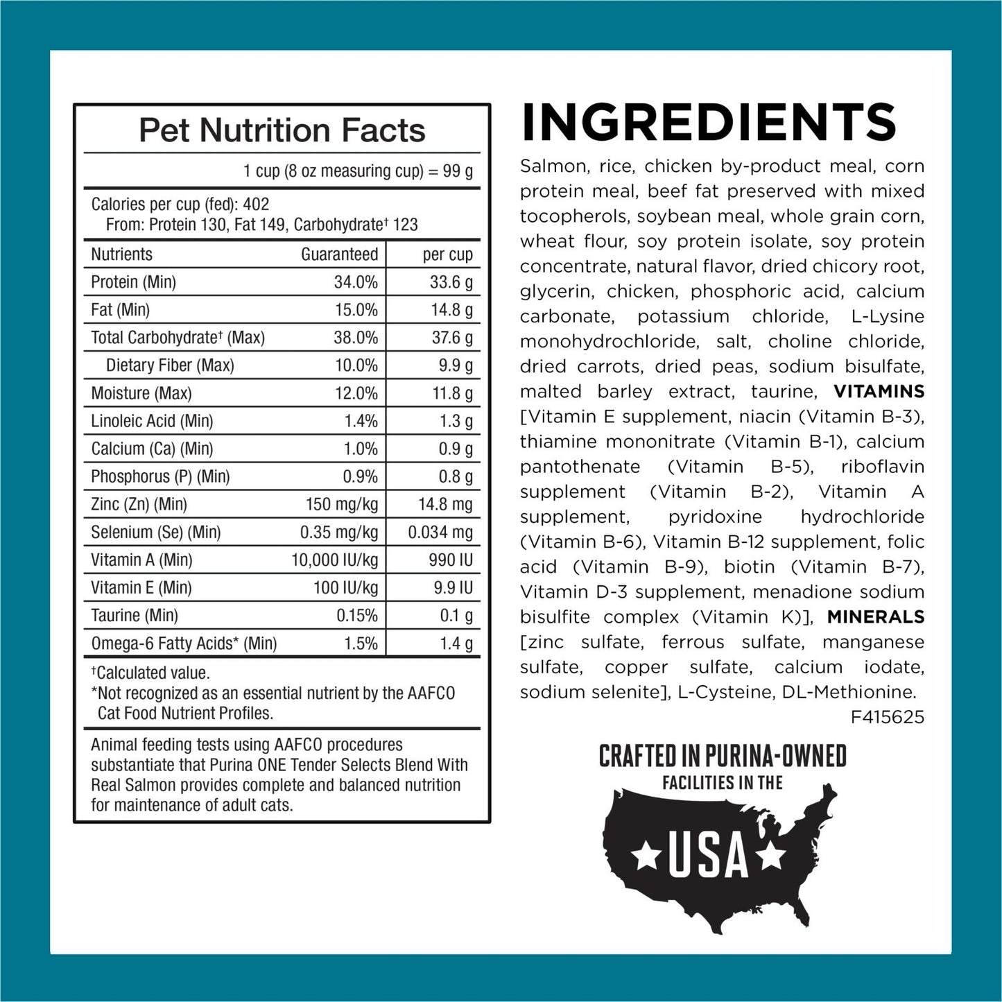 Tender Selects Dry Cat Food with Salmon, 7 lb   High Protein, Natural Ingredient5