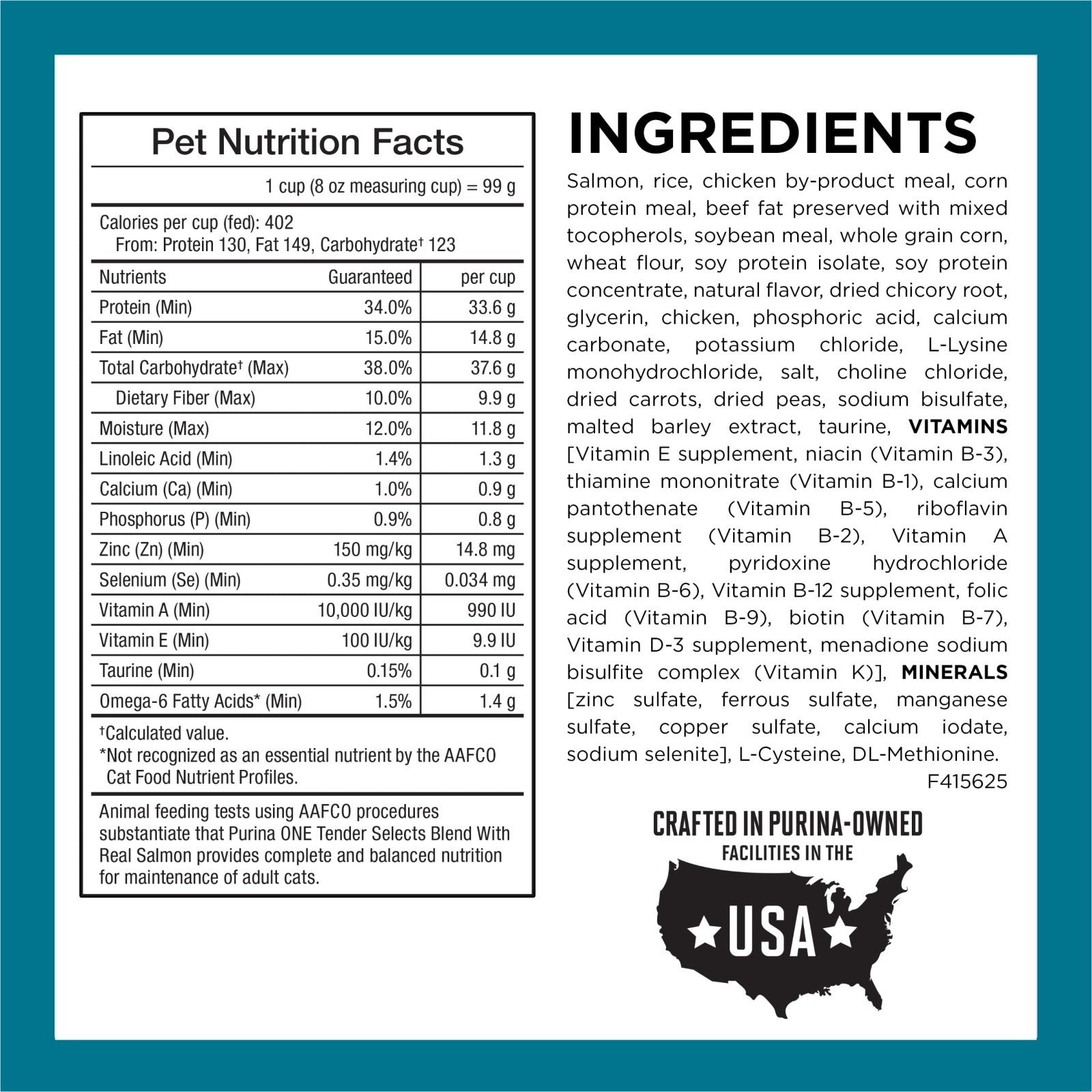 Tender Selects Dry Cat Food with Salmon, 7 lb   High Protein, Natural Ingredient5