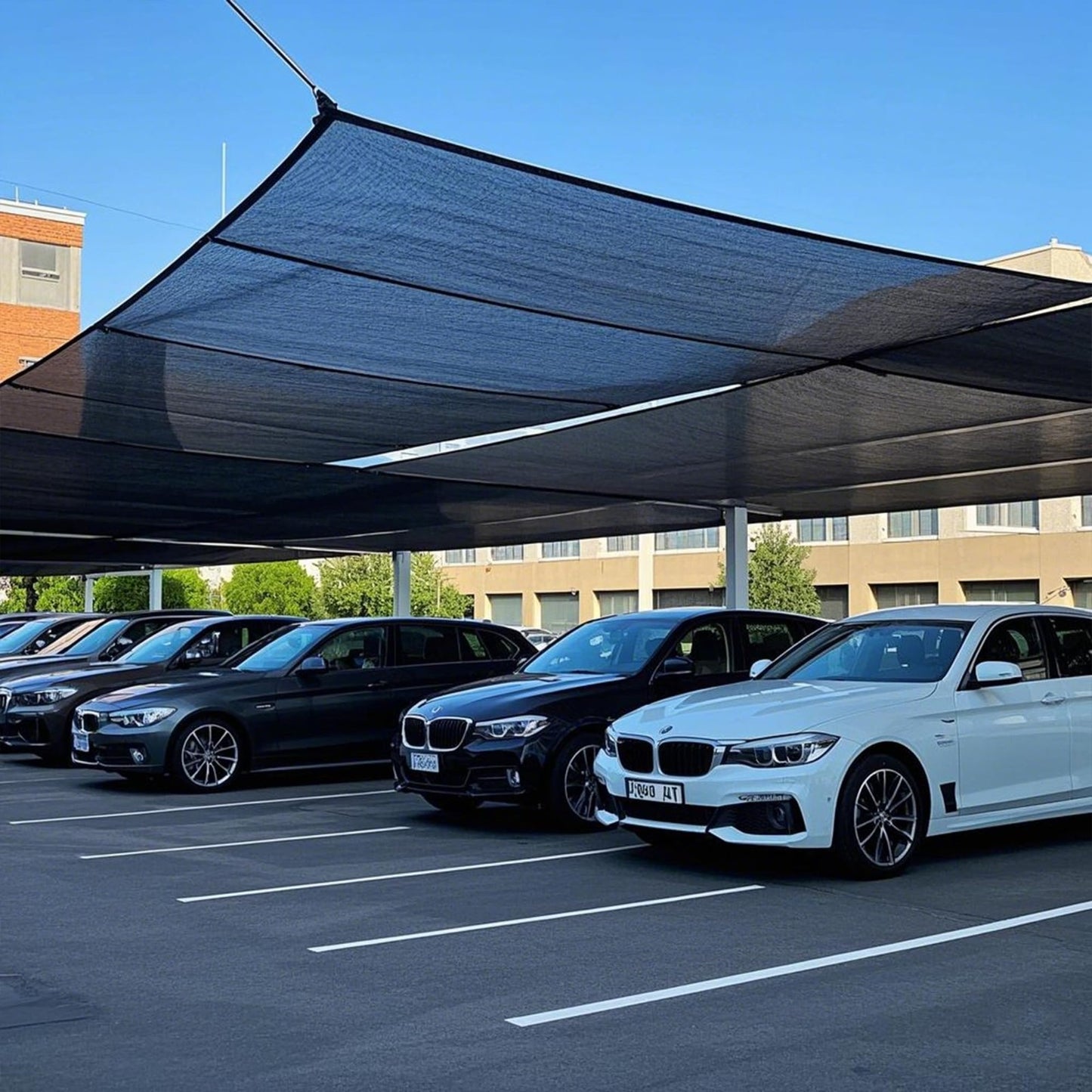 70% Black Shade Cloth 6.6x10 FT Mesh Tarp with Grommets - Garden Sunblock Cover1