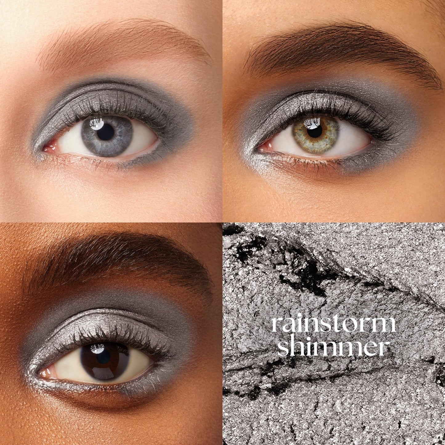 Crème-to-Powder Eyeshadow Stick - Rainstorm Shimmer, Long-Lasting, Easy Applicat2