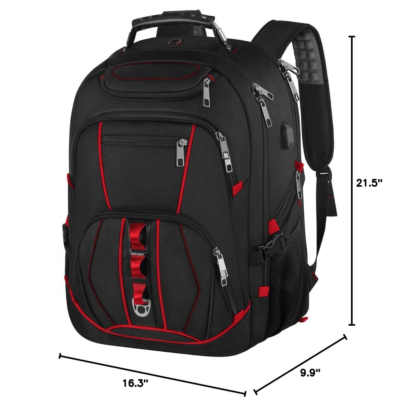 Extra Large Travel Laptop Backpack 18.4"   TSA Friendly, RFID Anti Theft, Heavy2