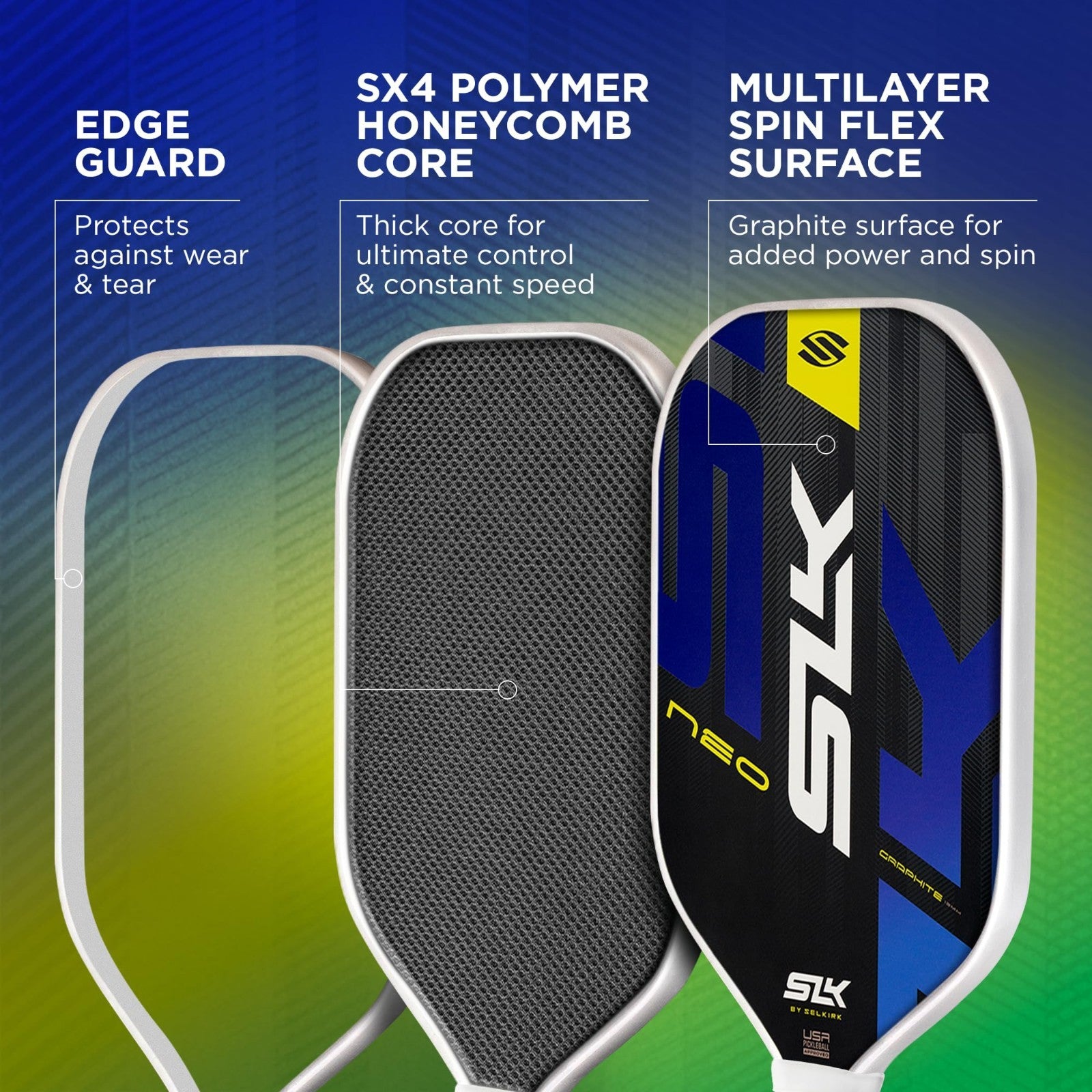 Set of 2 Pickleball Paddles with Pickleballs & Sling Bag | Graphite/Fiberglass R2